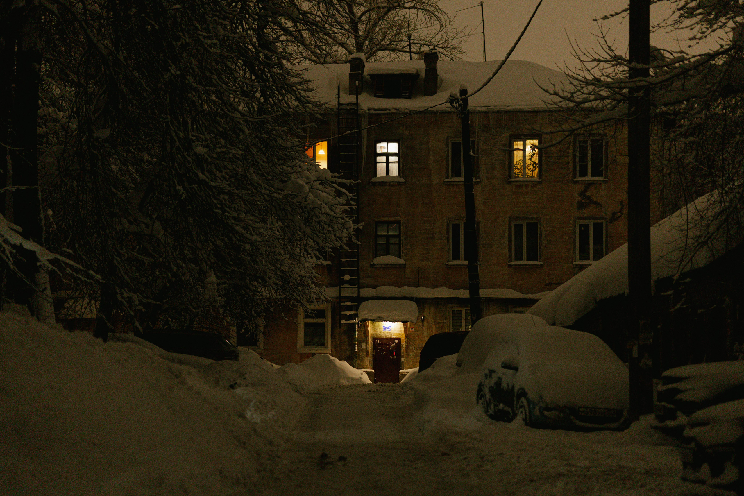 Город зимой. Фотограф Эльмира Лин
