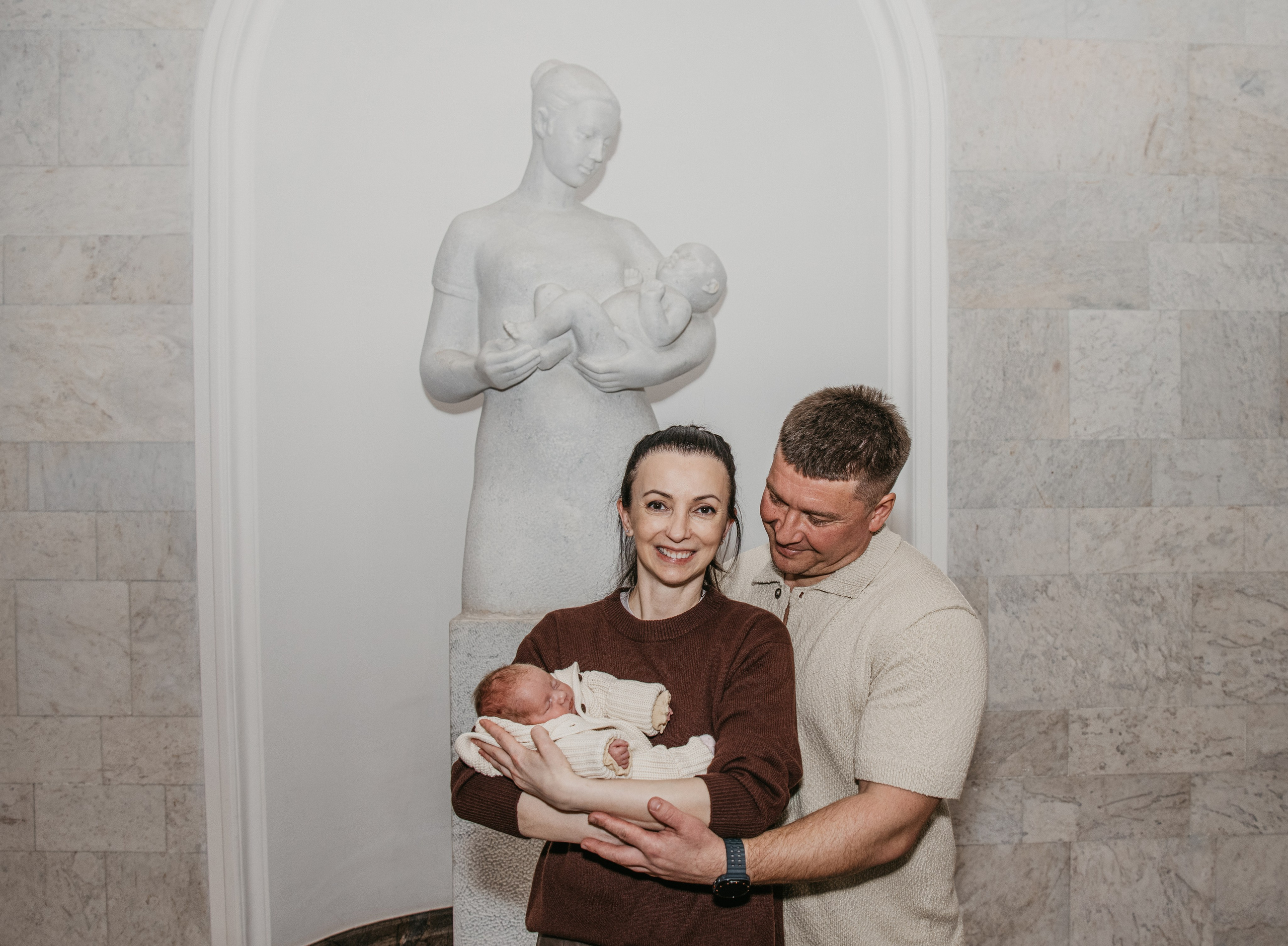 Выписка Екатерины. Снегиревка. Фотограф на выписку из роддома в Москве и МО