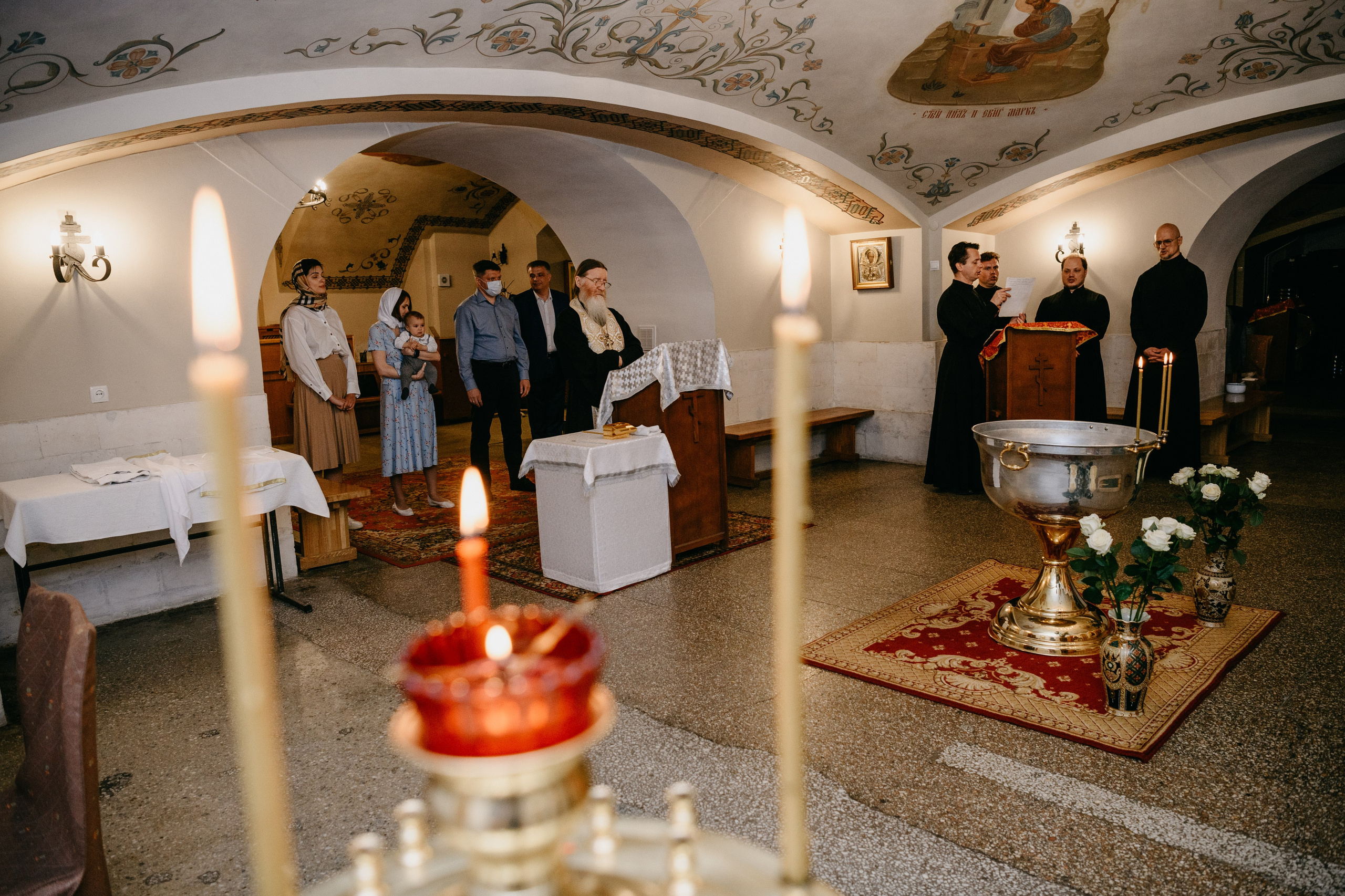 Крещение Александра. Фотограф на выписку из роддома в Москве и МО