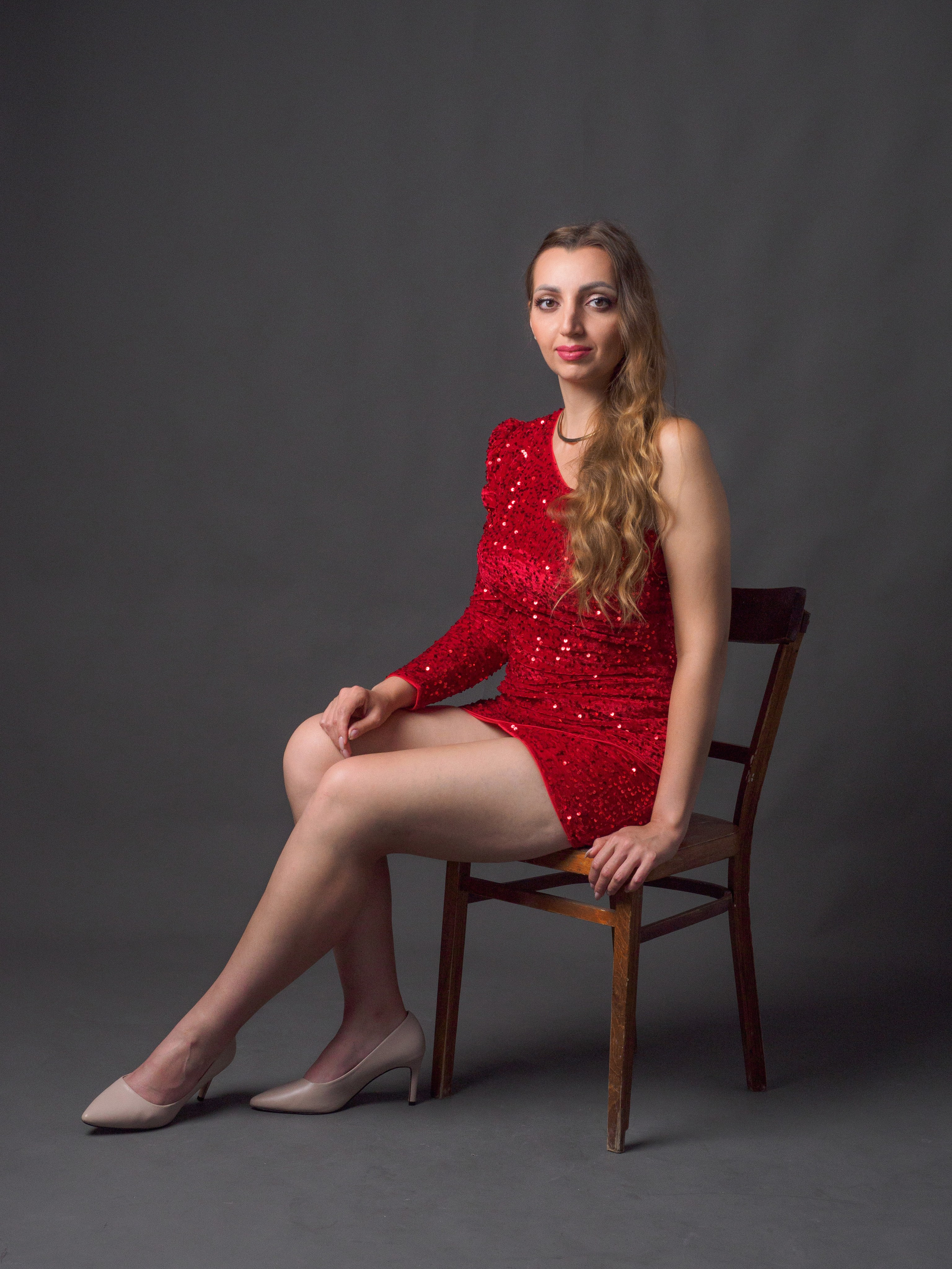 Julia в красном. I Photostudio Фотостудия Краснодар