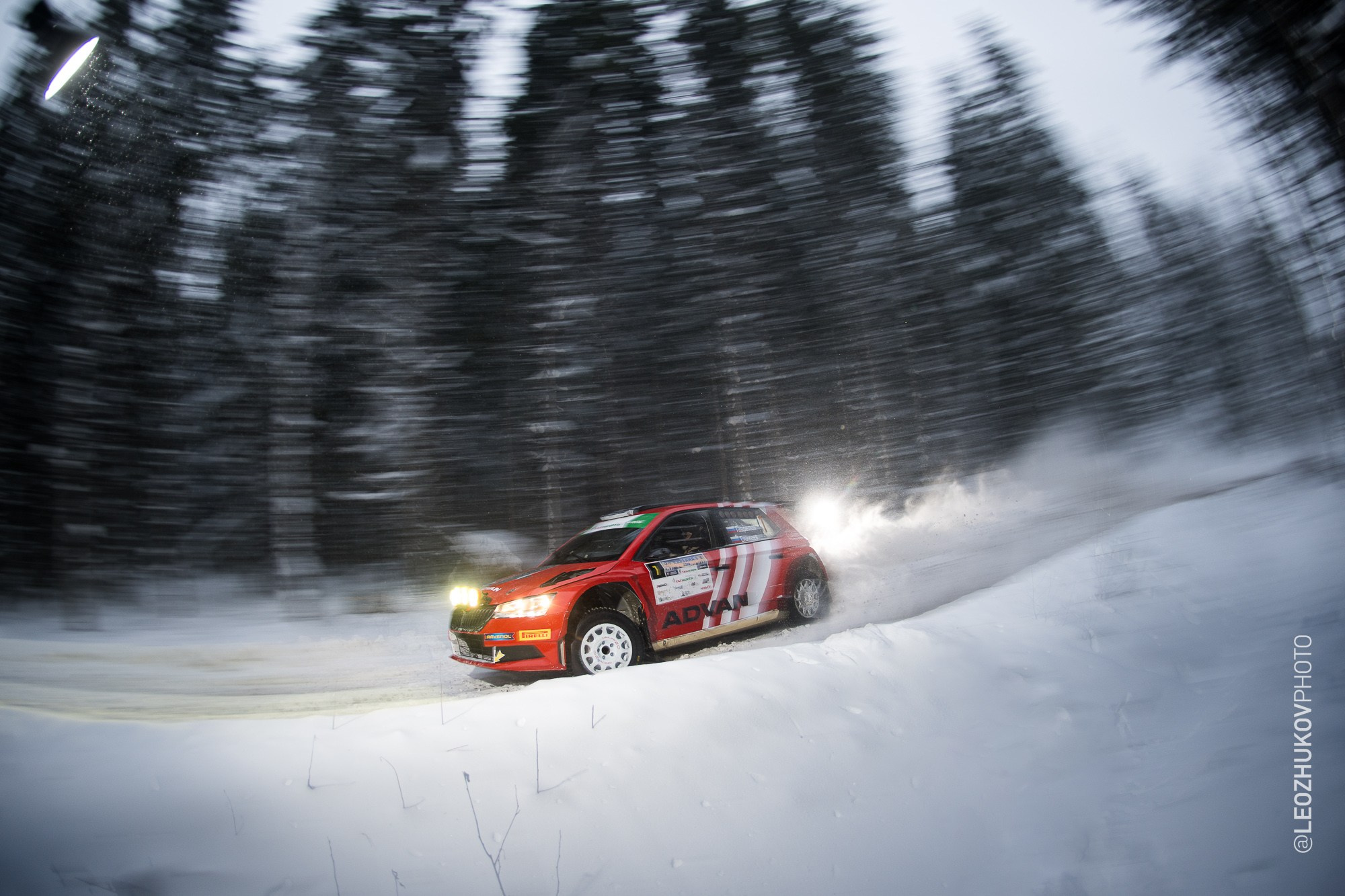 Rally Karelia 2026. Sports photographer Leonid Zhukov