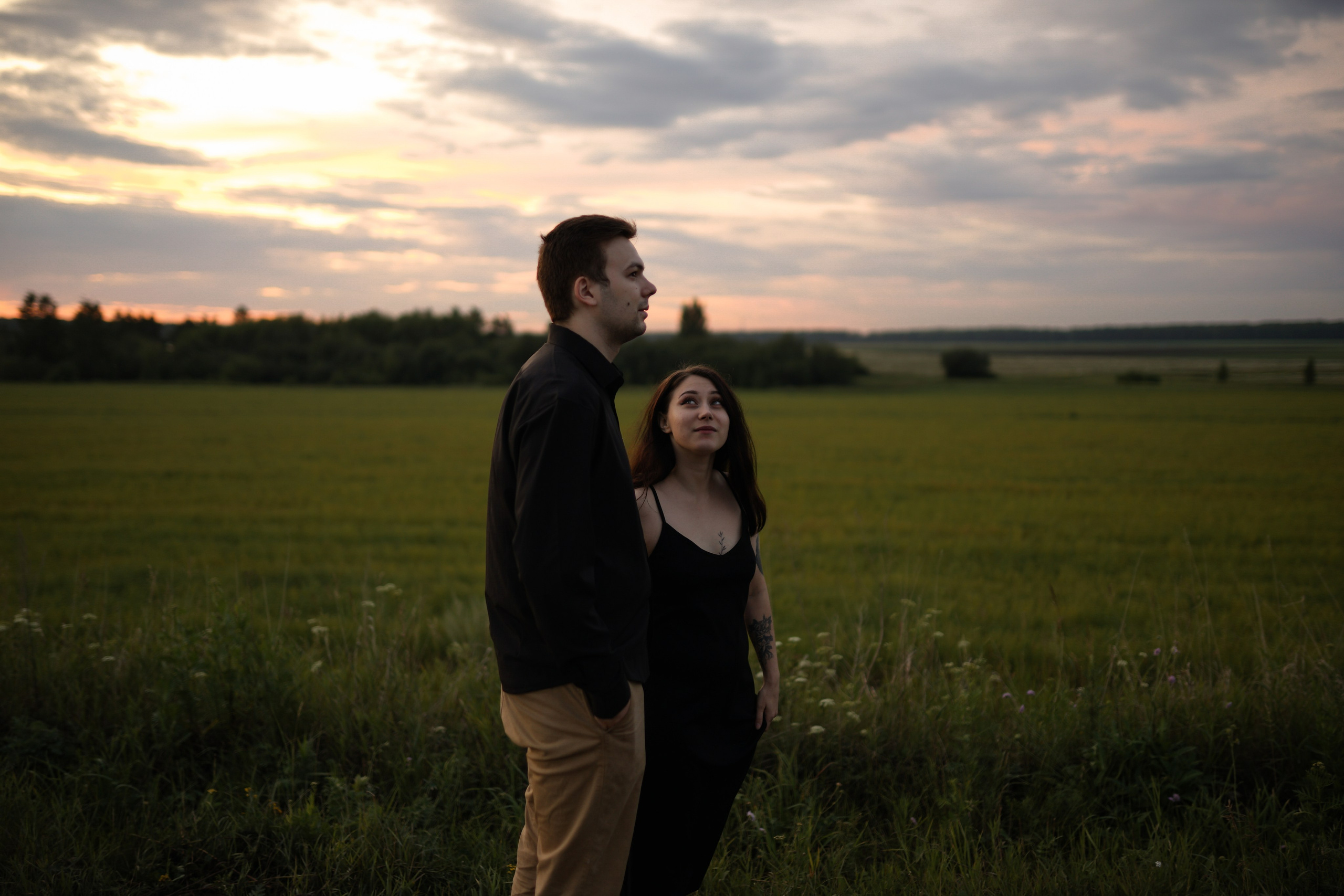 Поздний закат