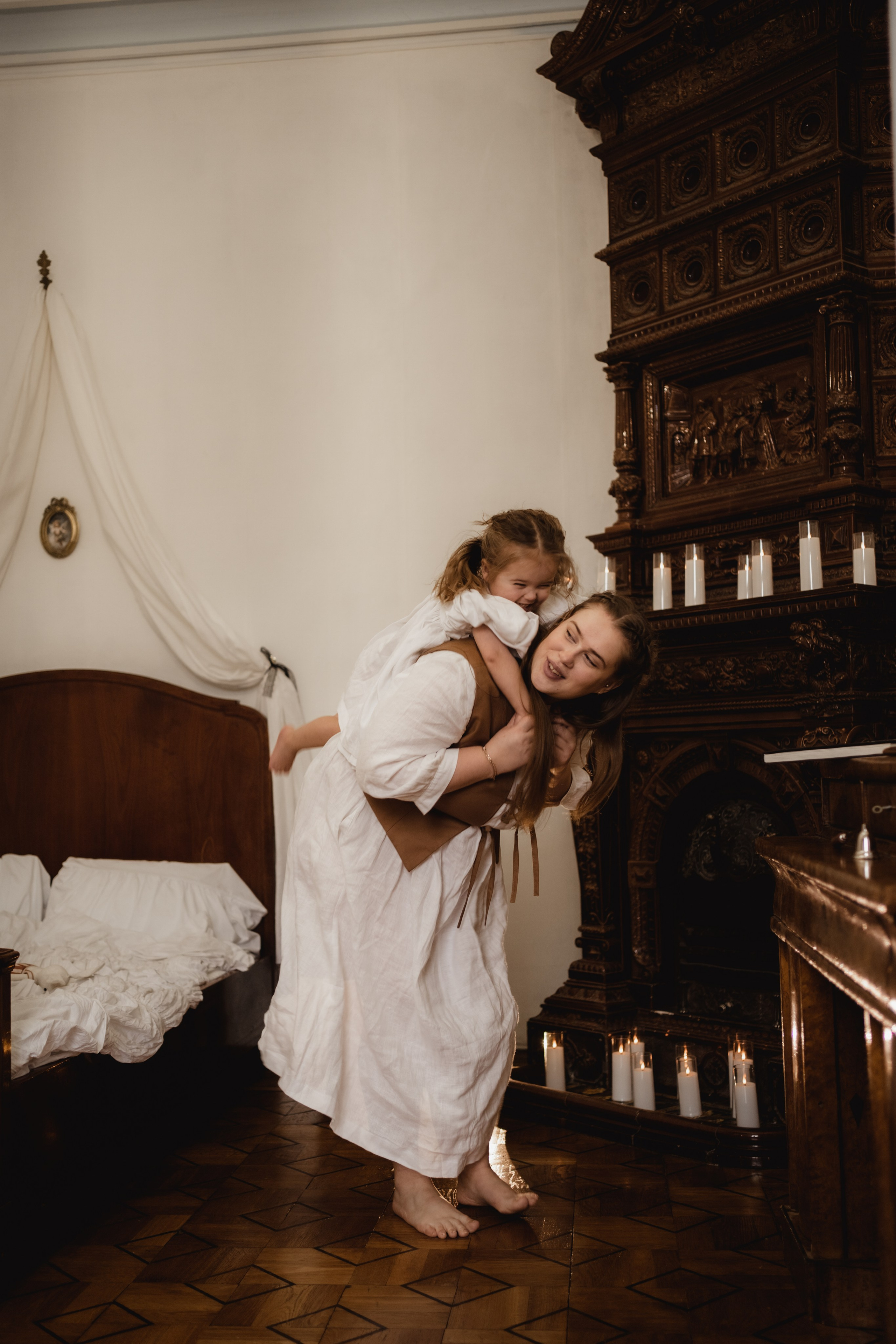 Винтажная фотосессия с дочкой. Семейный фотограф в Москве и в Домодедово Екатерина Патракова