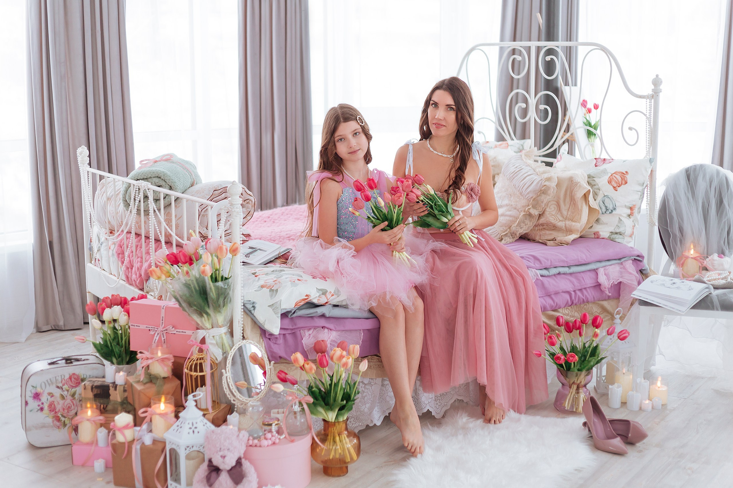 Ванная с тюльпанами. Фотограф Ольга Бобб Нижний Новгород