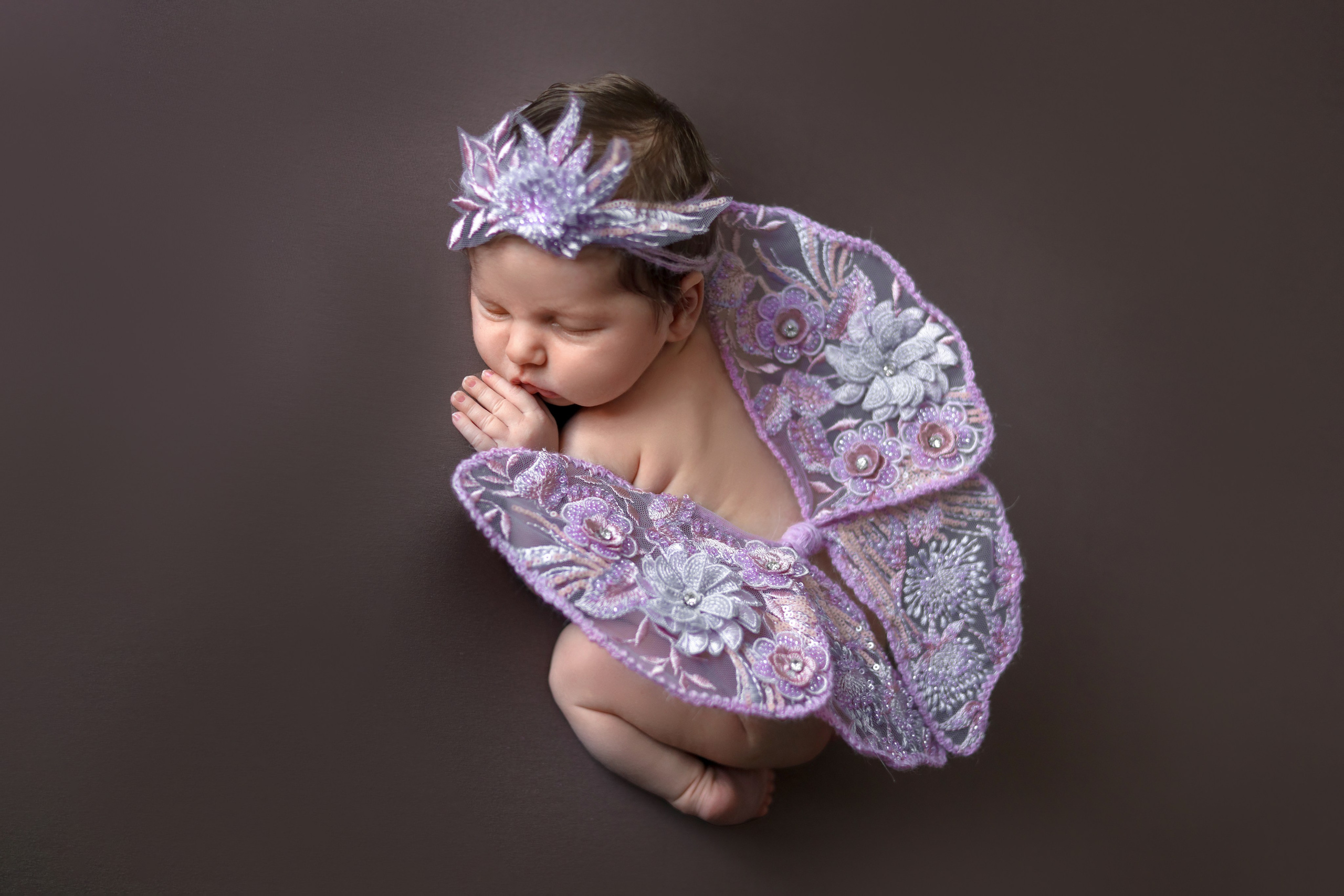 фотограф для новорожденных фотосессия саратов бабочка девочка