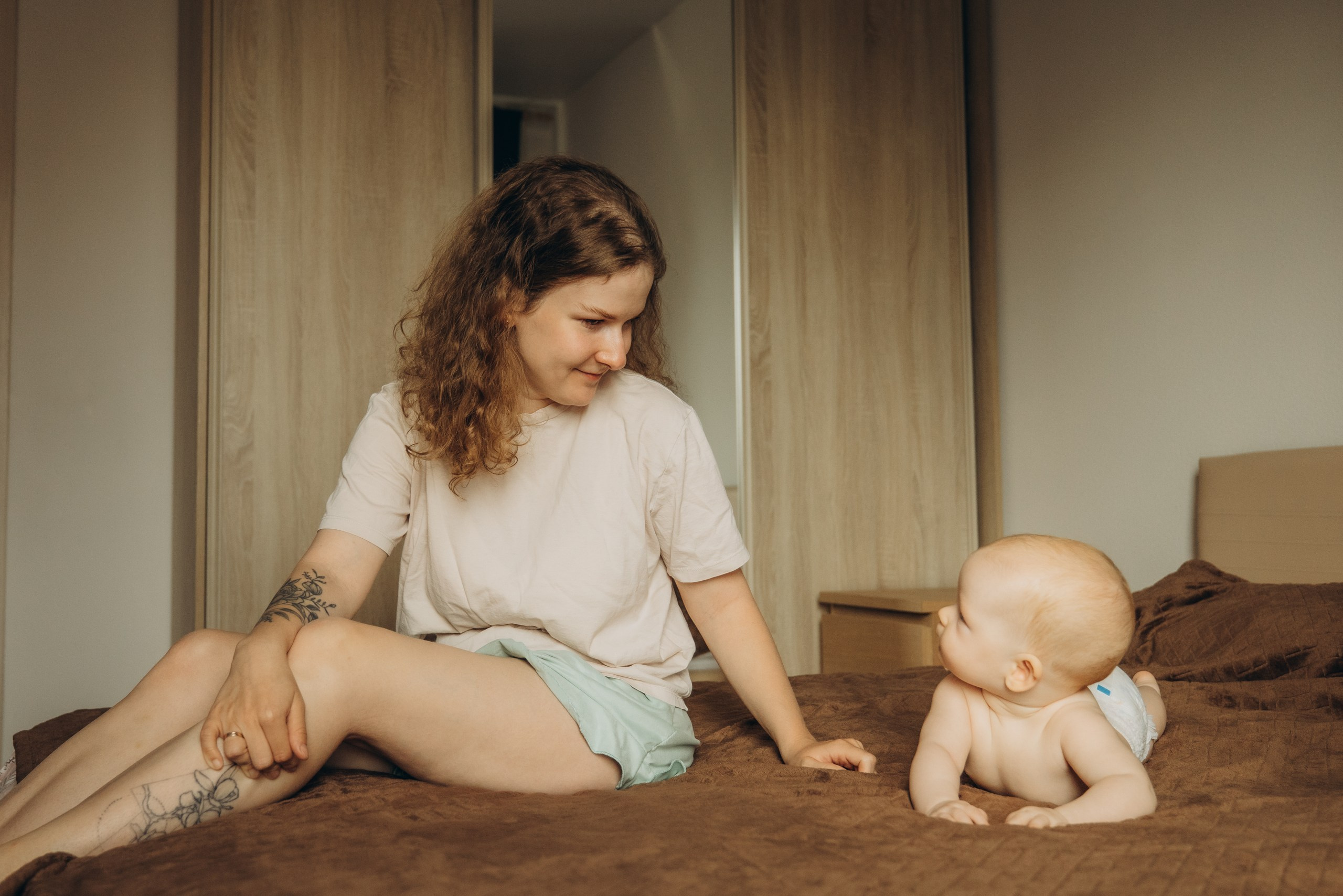 Домашняя съемка для Жени, Дианы и малышки Олеси. Семейные фотограф в Одинцово и Москве. Диана Сусоева