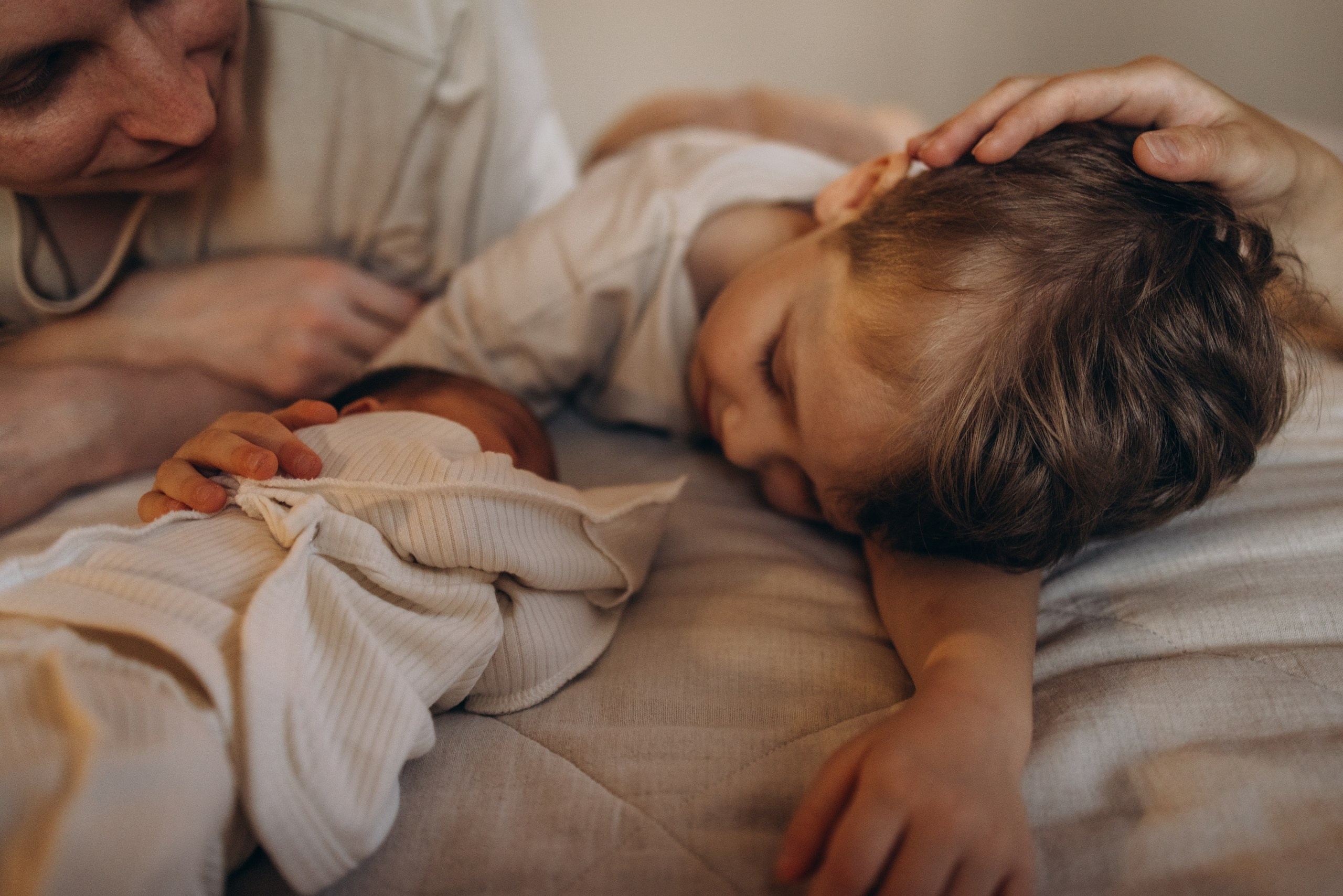 Домашняя съемка после выписки из роддома