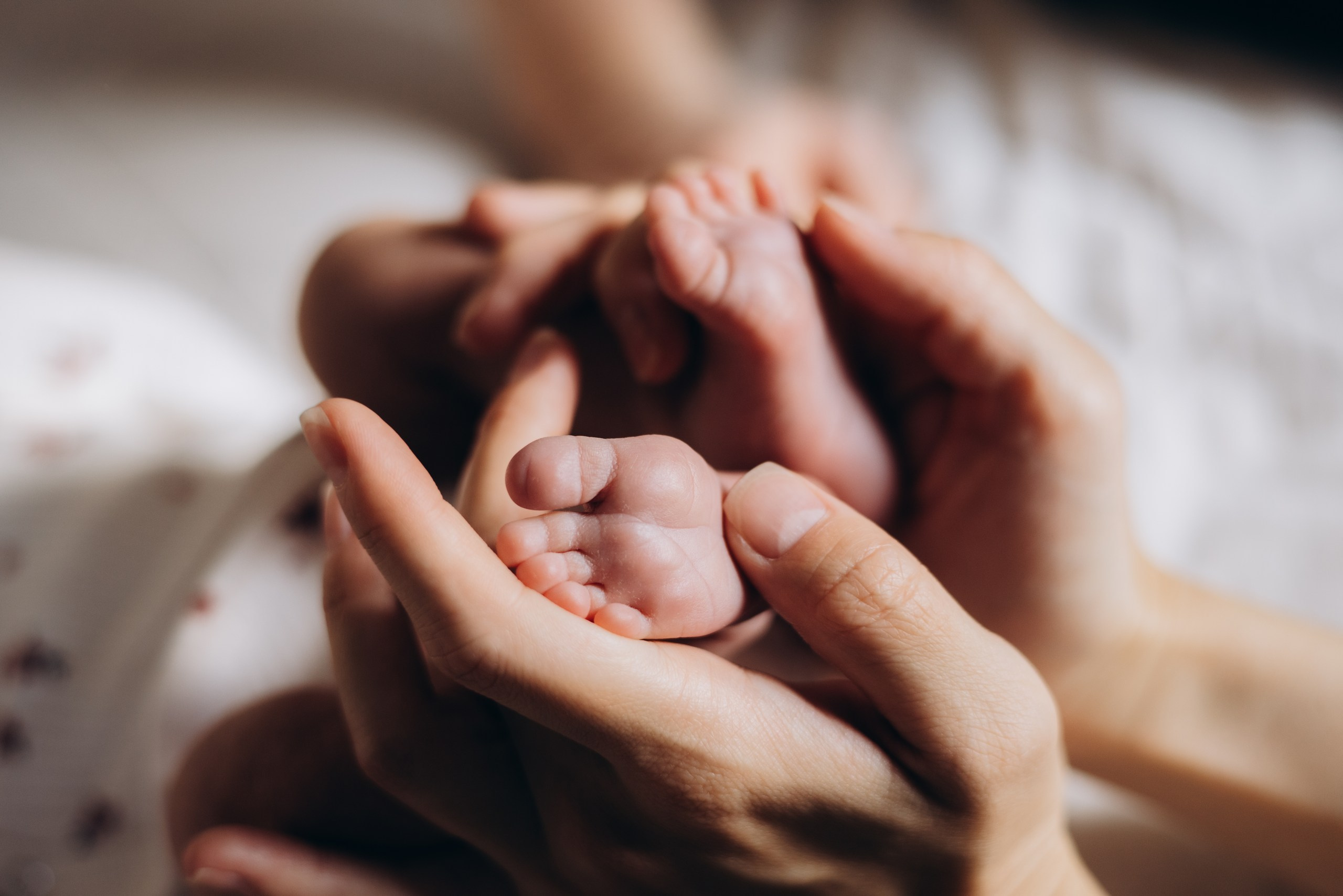 Домашняя съемка после выписки из роддома