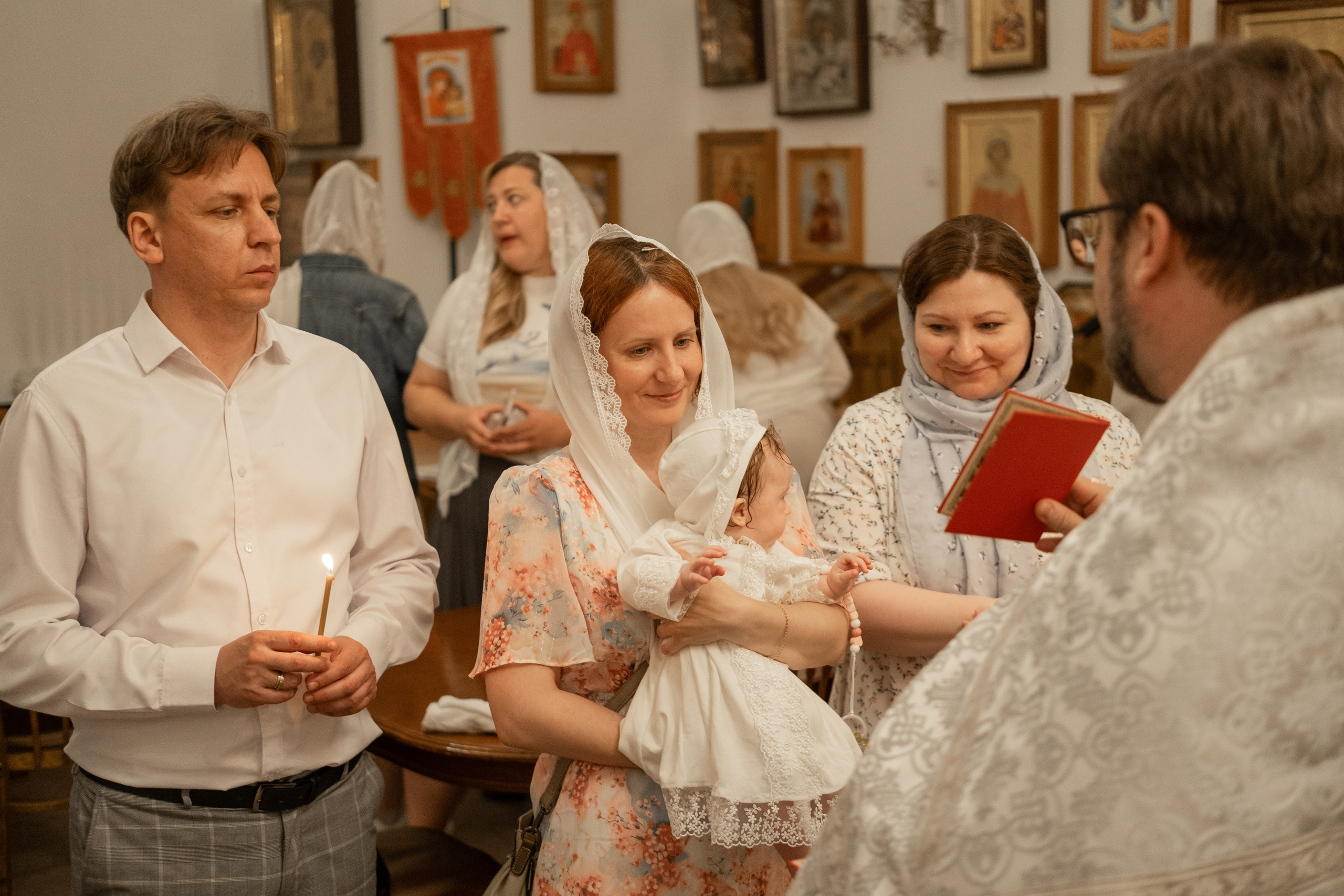 Крещение Златы. Фотограф новорождённых в Санкт-Петербурге Надежда Турченко