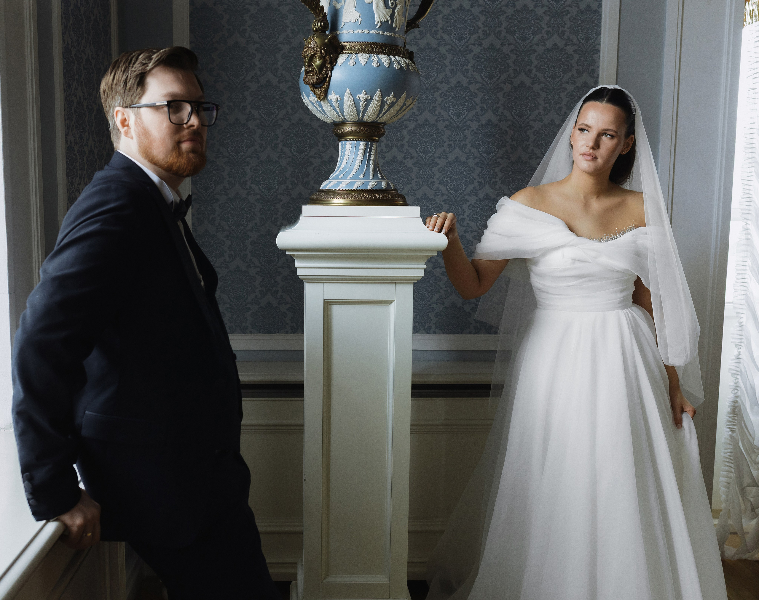 Свадебная фотосессия в Минске в итальянском ресторане La Scala