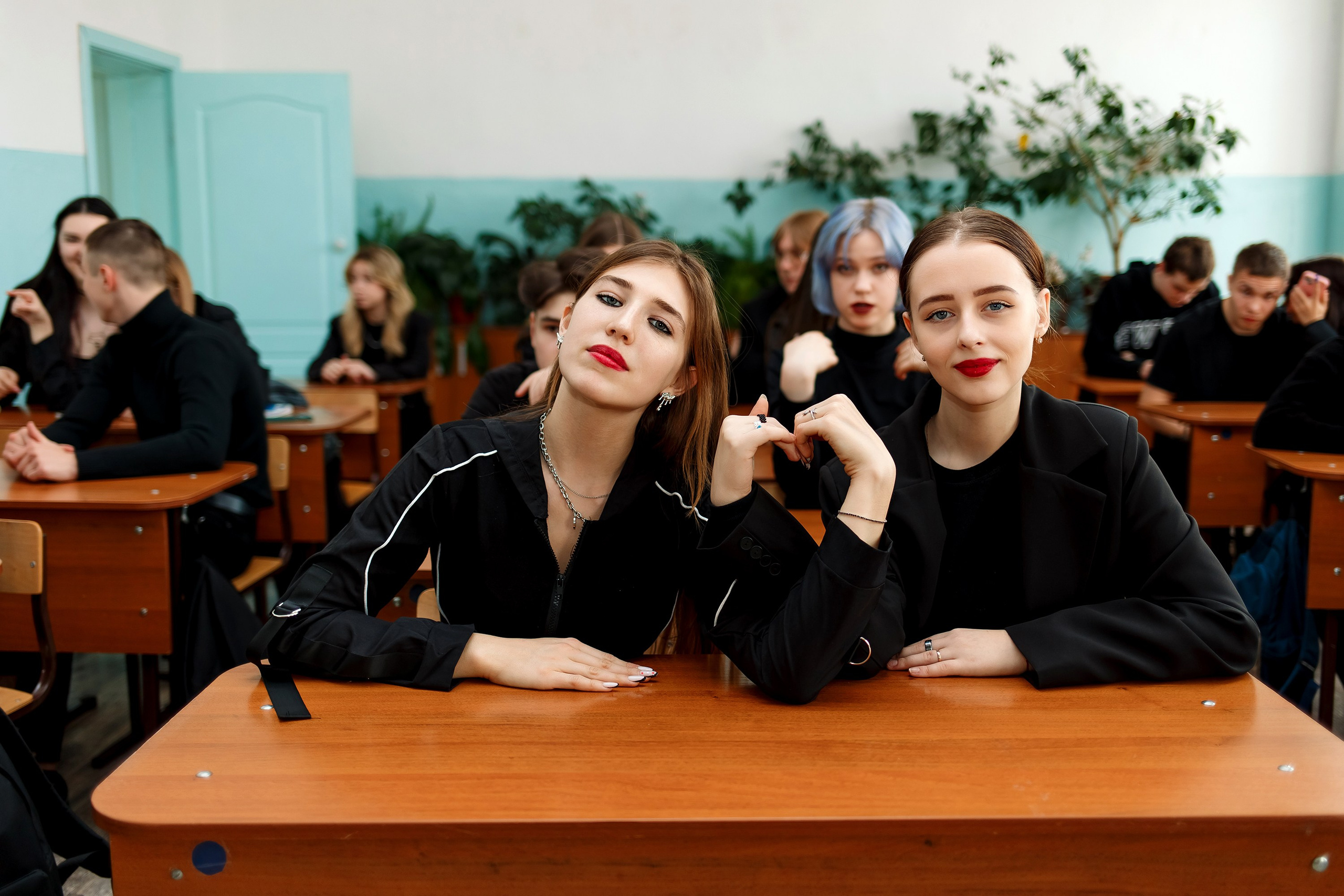 11 класс съемка в школе. Фотограф Любовь Корниенко, Примоский край