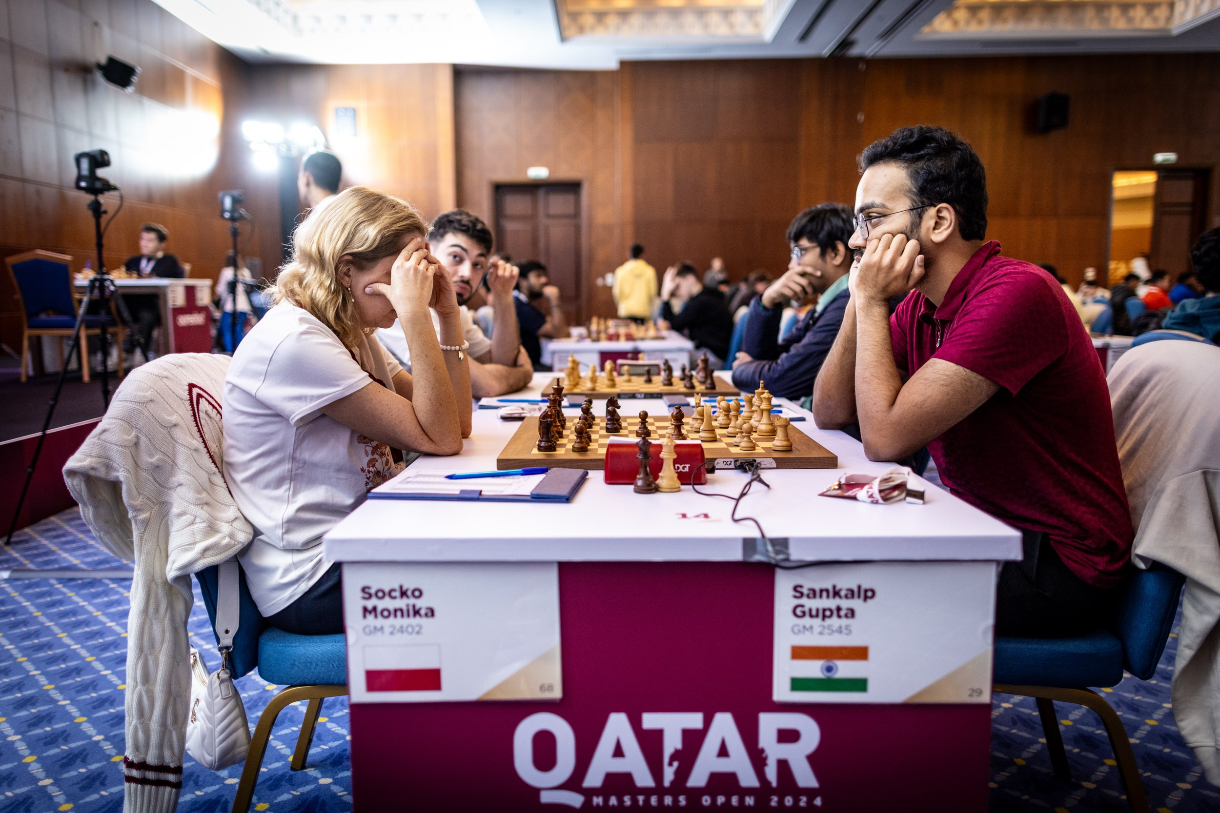 2024.12.04 Qatar Masters Open 2024 — Round2. Фотограф Анна Штурман (репортажная съёмка любых событий и мероприятий) Anna Shtourman photographer