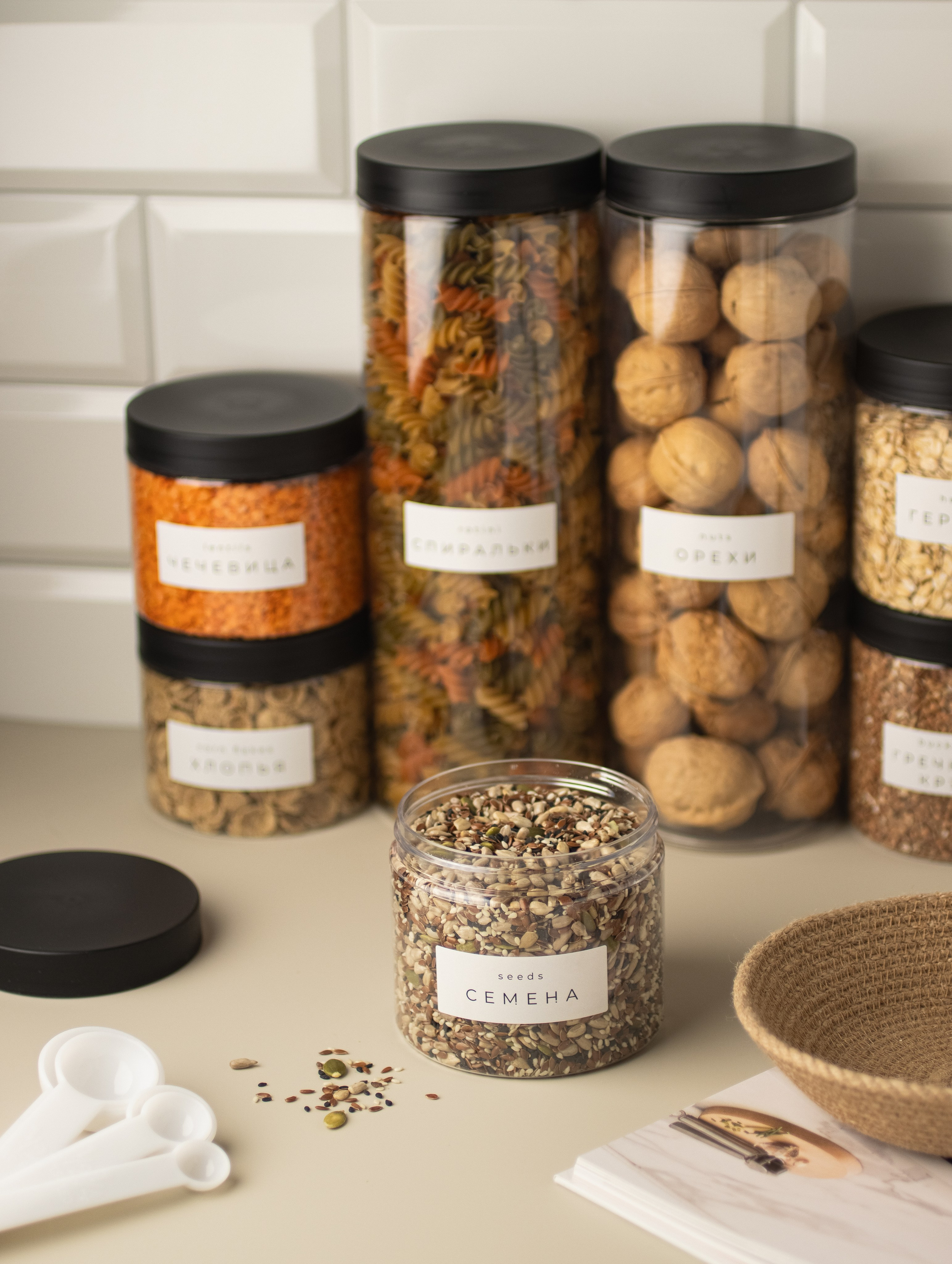 Баночки для круп и специй. Предметный фотограф в Балашихе Анастасия Михайлова