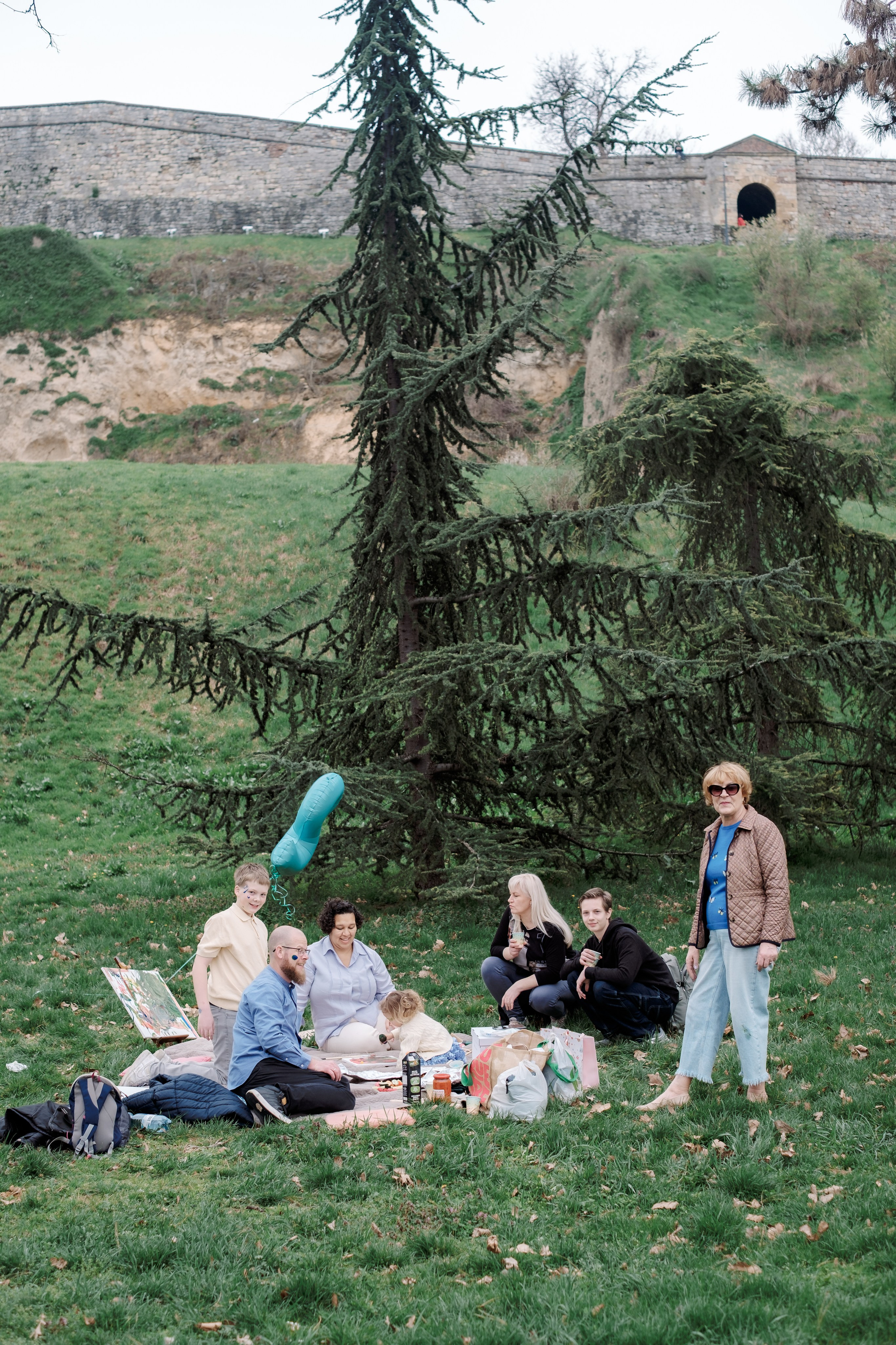 Пикник у Калемегдана. Фотограф в Белграде