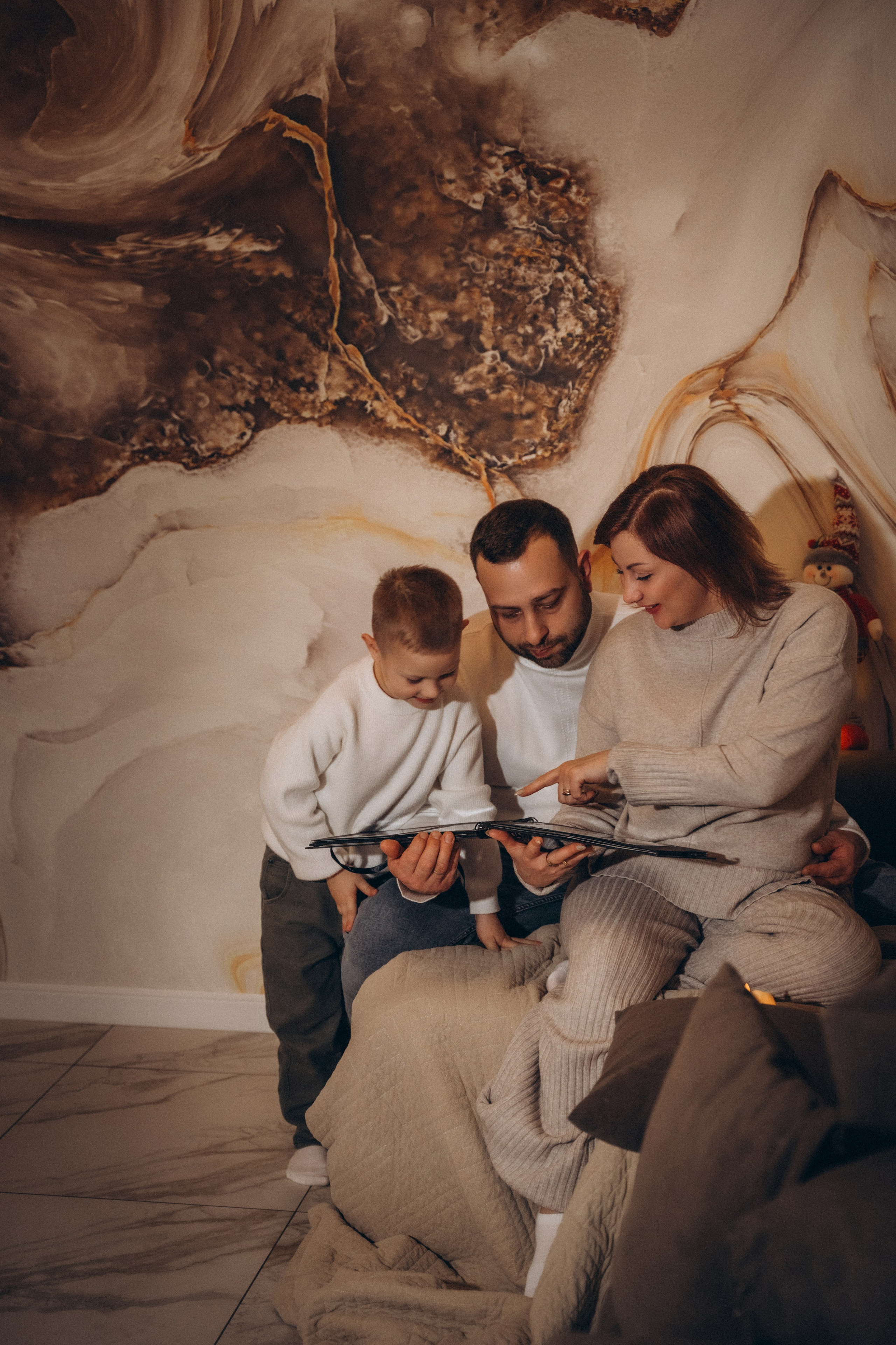 Семья Киприяновы, Новый год дома. Семейный фотограф в Белгороде Амелина Алина