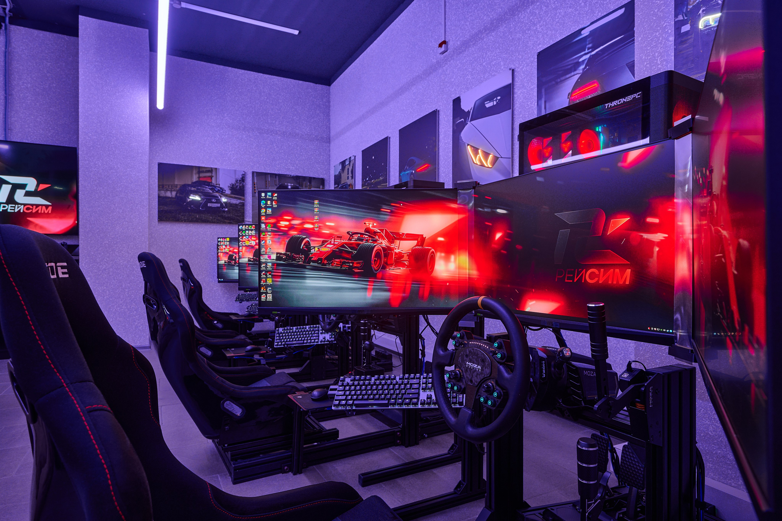 РЕЙСИМ Гоночные автосимуляторы. Интерьерный фотограф в Краснодаре