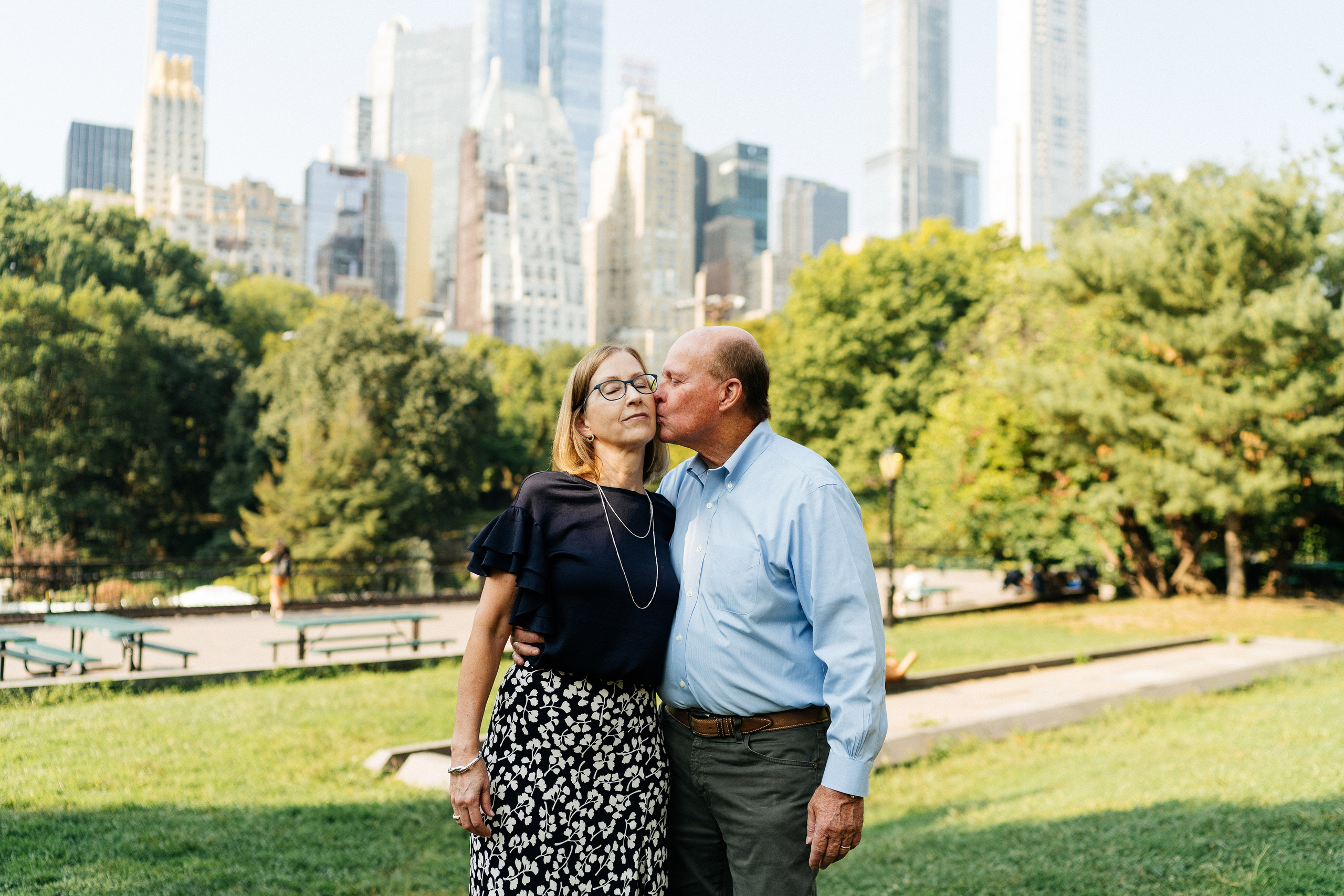 Family in New York City photo shoot. New York photographer RINAT SHAHMETOV in New York city
