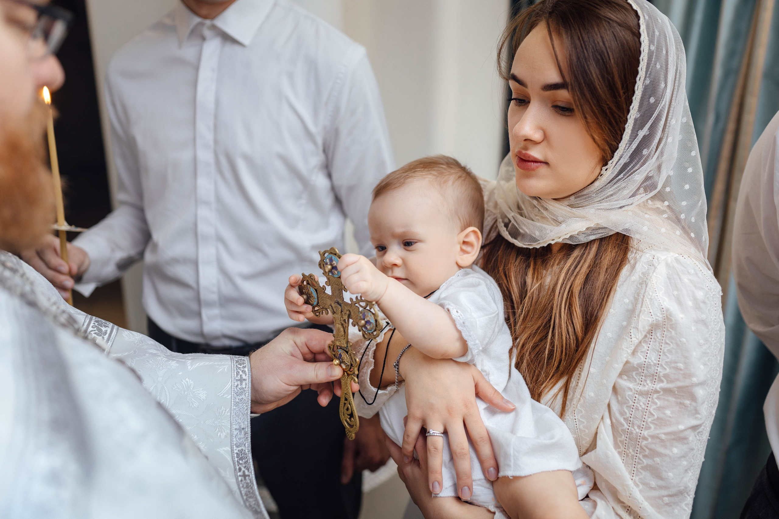 Крещение Демида, храм Святой Троицы, декабрь 2025