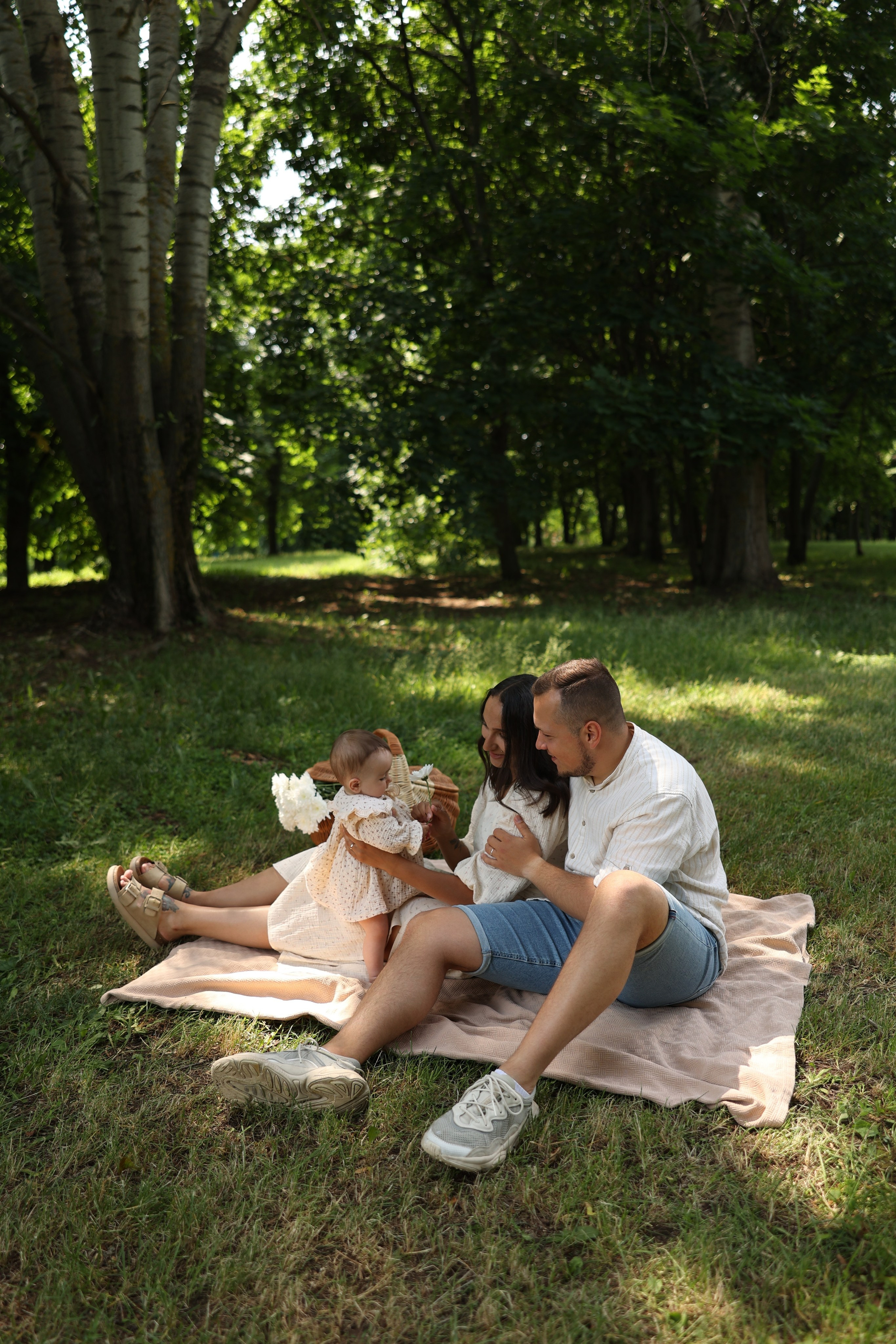 Мила, Валера и Оливия. Свадебный и семейный фотограф в Москве Ломова Ирина