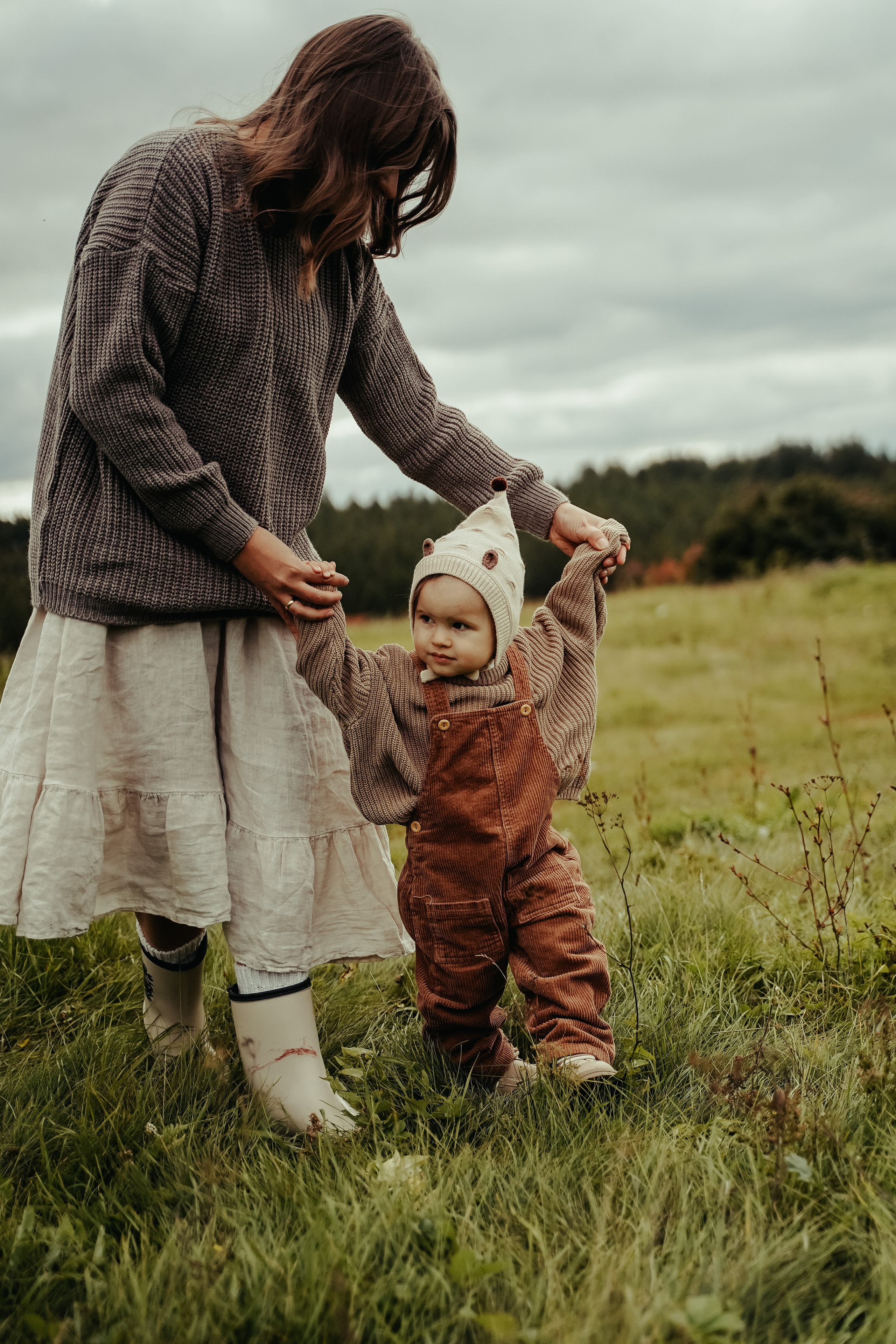 Семейная фотосъемка в поле. Бирск