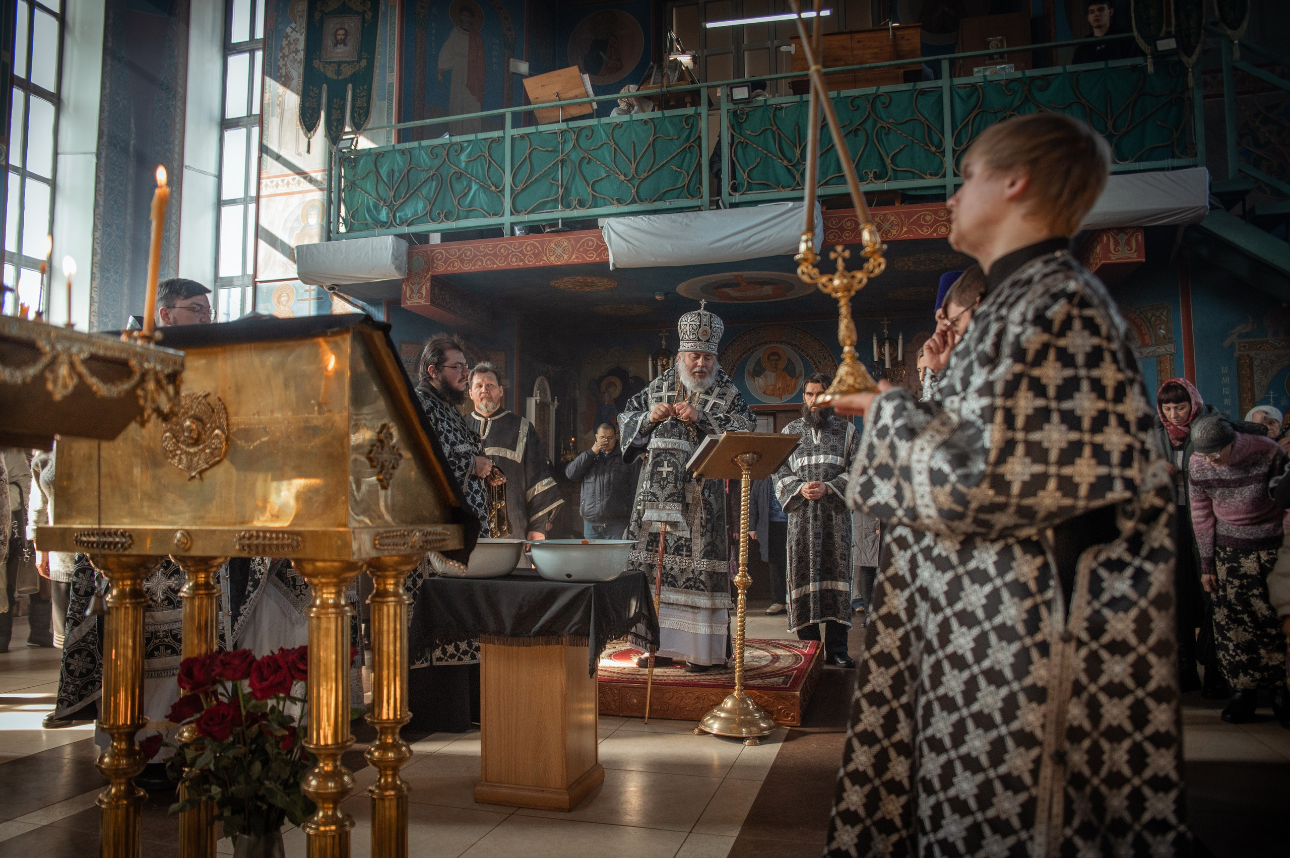 Преждеосвящение Даров. Храм Серафима Саровского. Церковный, семейный и репортажный фотограф Волгоград, Волжский