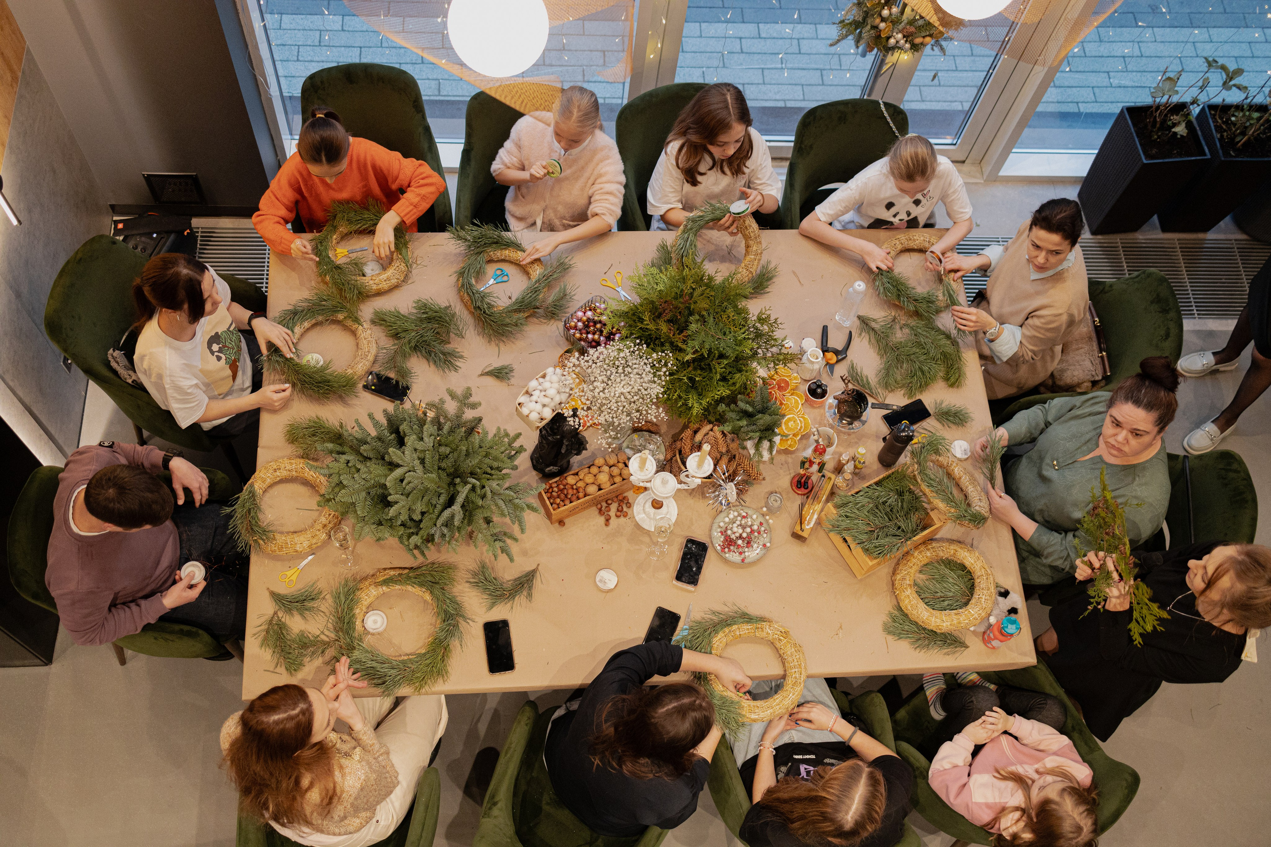 Мк Новогодний Венок. Анастасия Ракчеева Художник