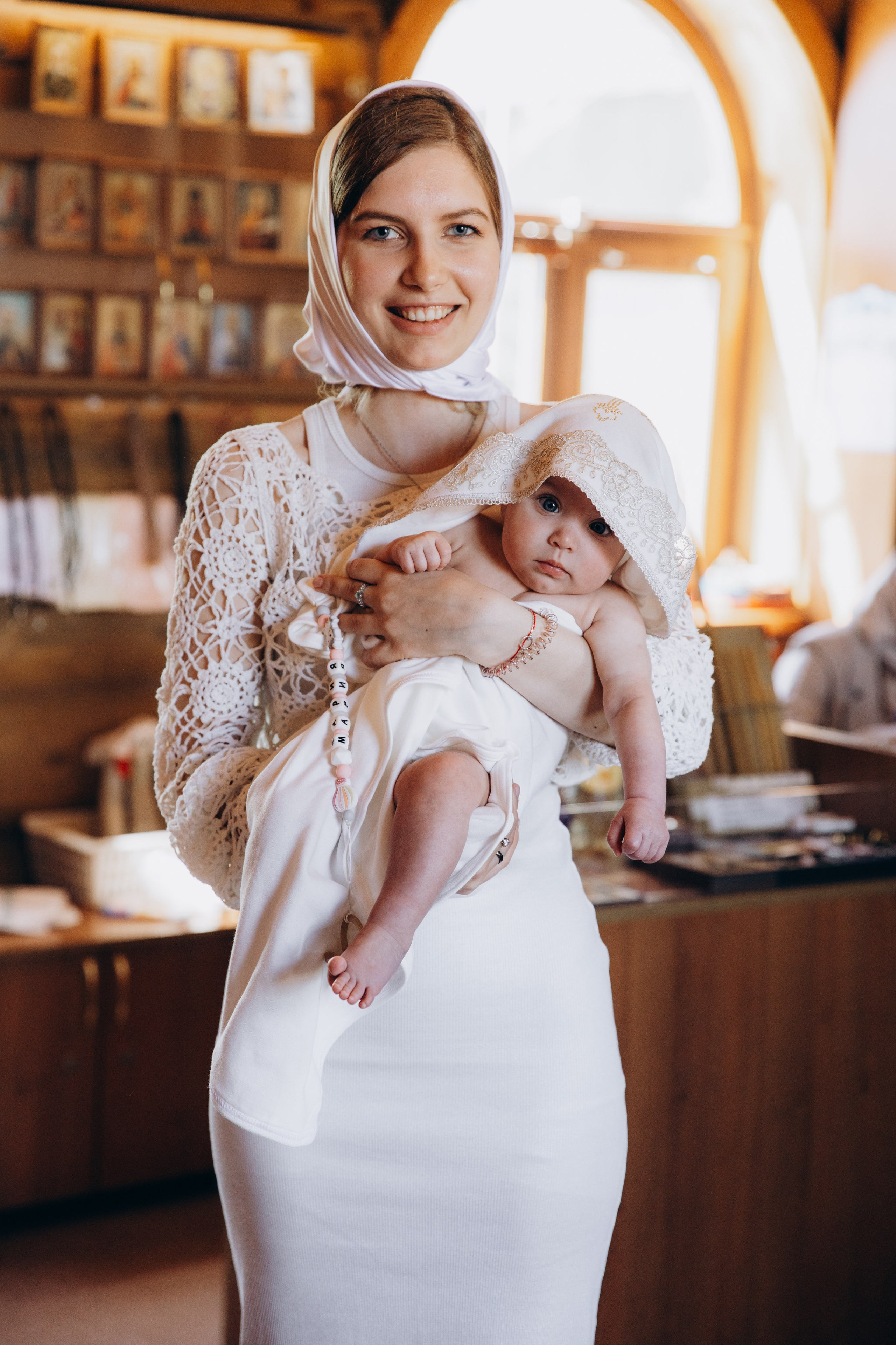 Крещение Даши и Маши. Семейный фотограф документалист в Пензе Лопатинская Татья