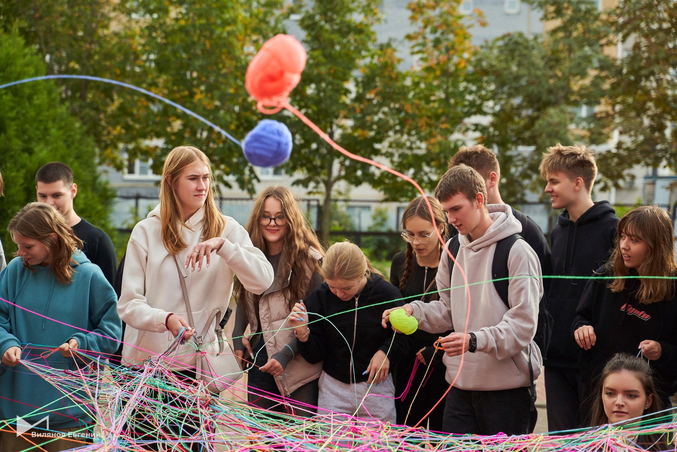 Мероприятие «Веревка» для первокурсников ННГАСУ. Репортажный фотограф Вилянов Евгений. Нижний Новгород