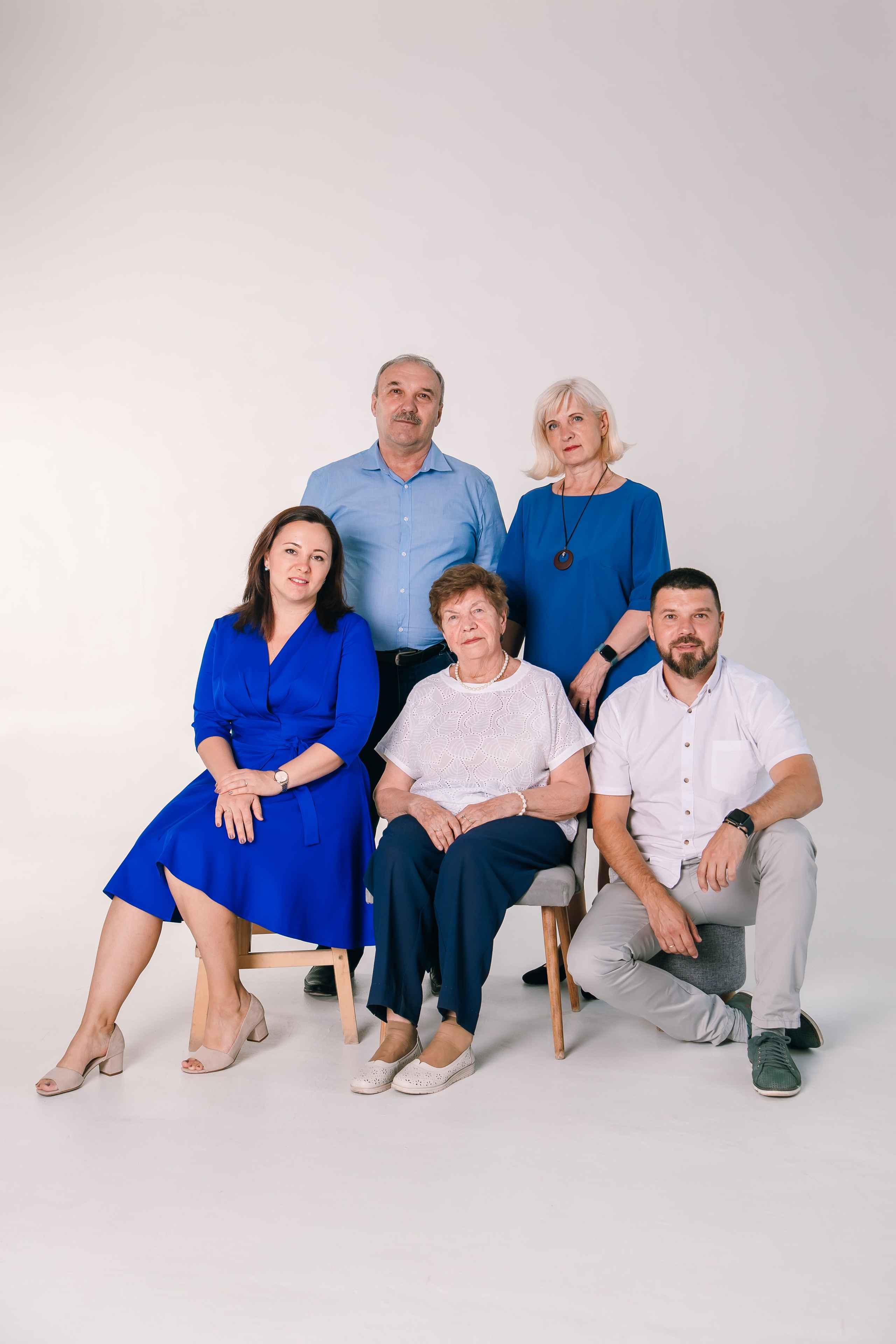 Фотосессия большой семьёй в студии в Екатеринбурге. Свадебный, семейный фотограф, контент съёмка. Екатеринбург. Елена Граф