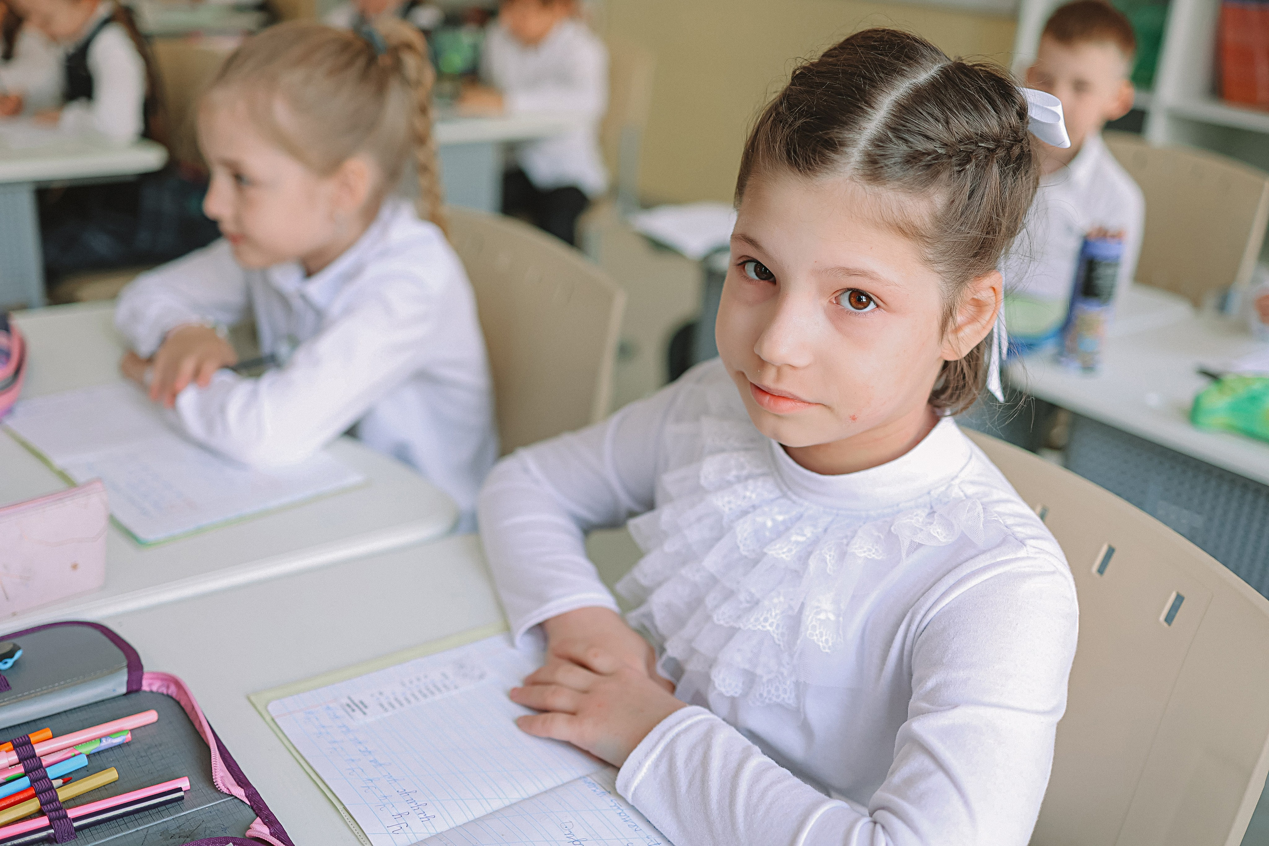 Один день в школе 1 класс. Семейный фотограф Тюмень, фотограф на роды Салмина Мария