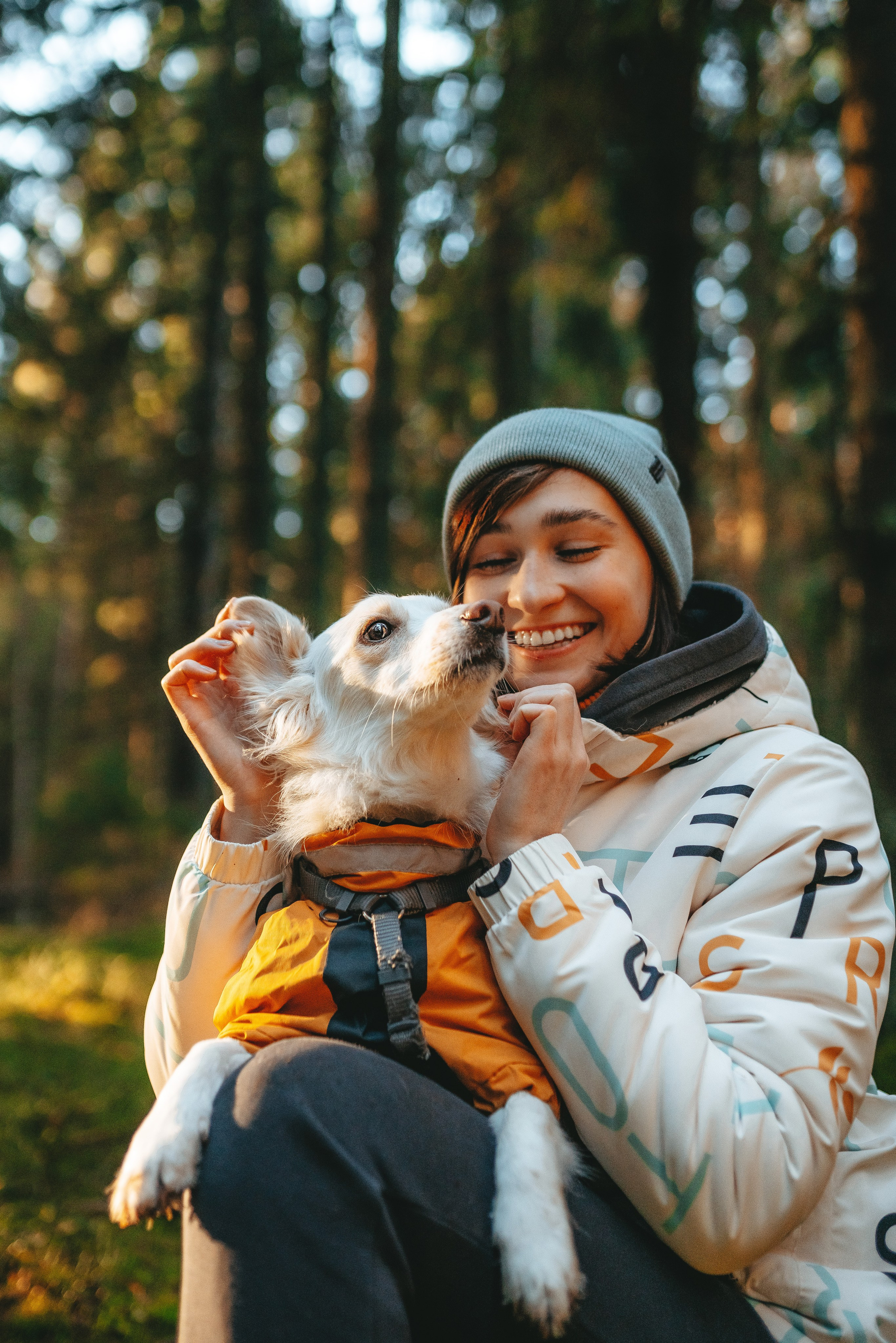 Бруно, Алена и Антон. Фотограф анималист в Спб недорого Олеся Майорова