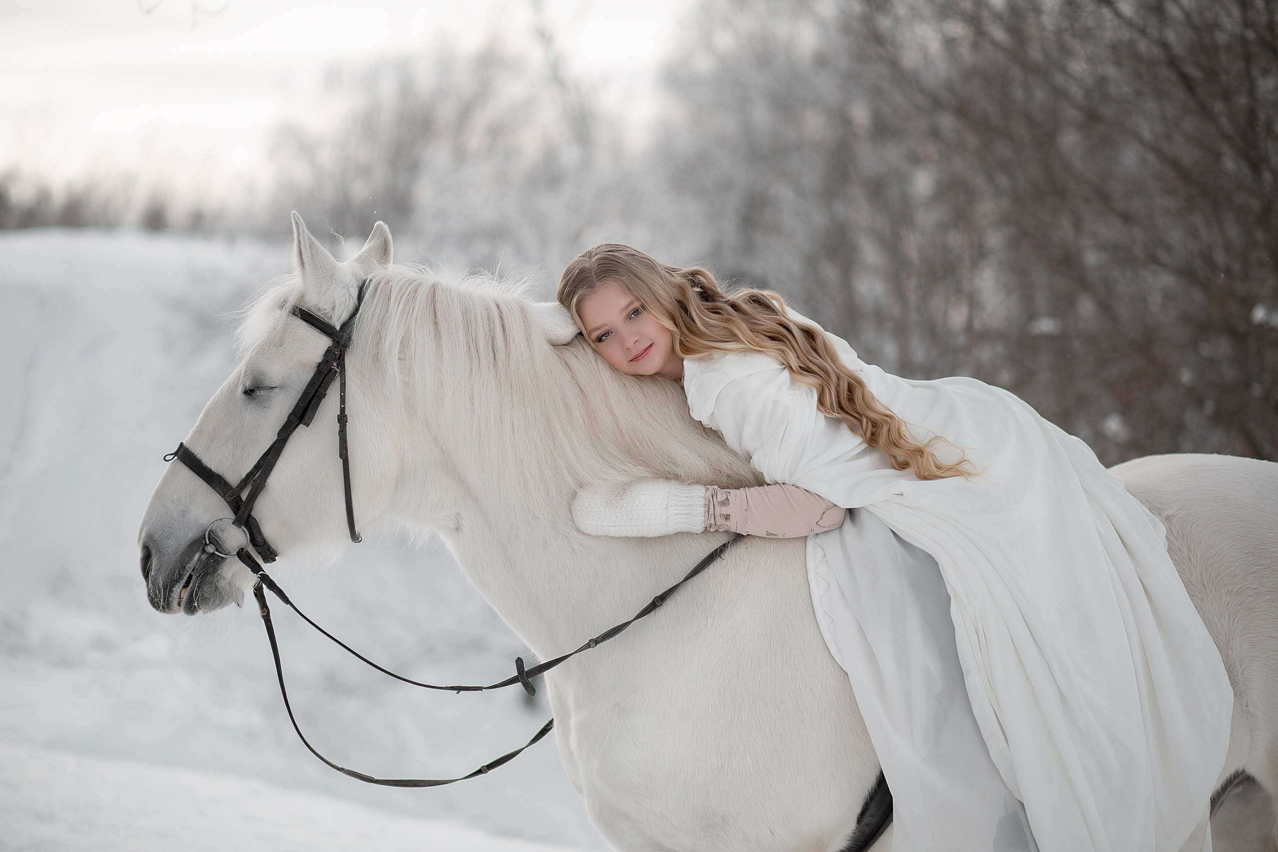 Фотосессия Ангелины и Воробья. Фотосессия с лошадьми в Нижнем Новгороде