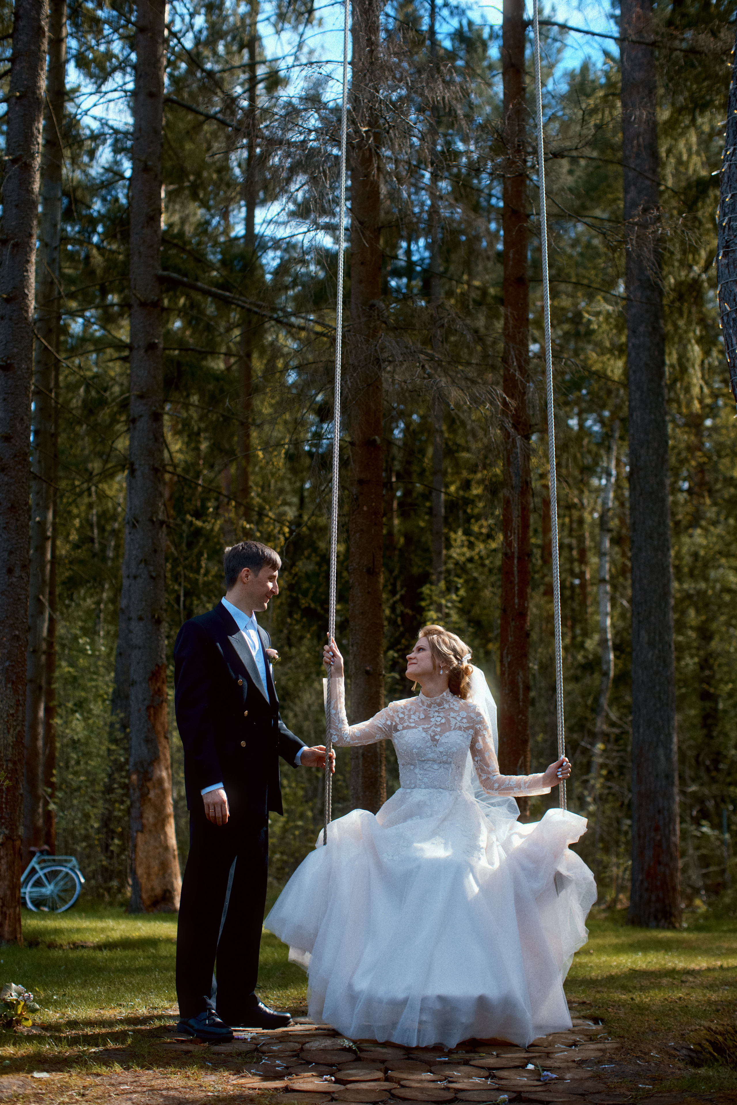 День свадьбы Олега и Аллы. Дом у леса. Свадебный фотограф в Москве Никифоров-Гордеев Константин