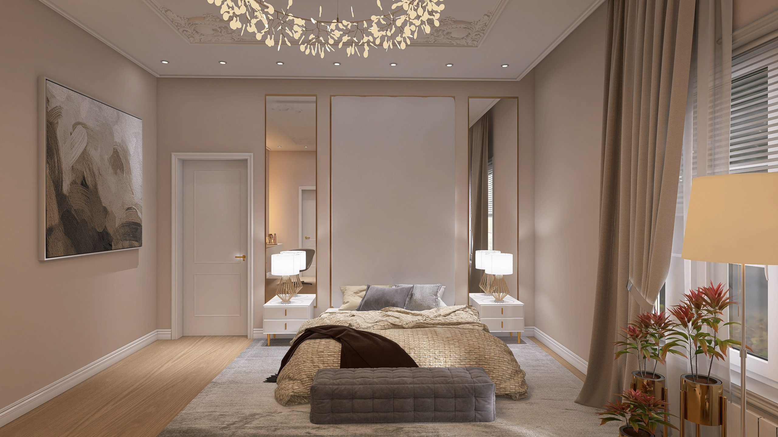 Неоклассика, дом 260 м. Анастасия Сиднева — дизайн интерьеров в Москве