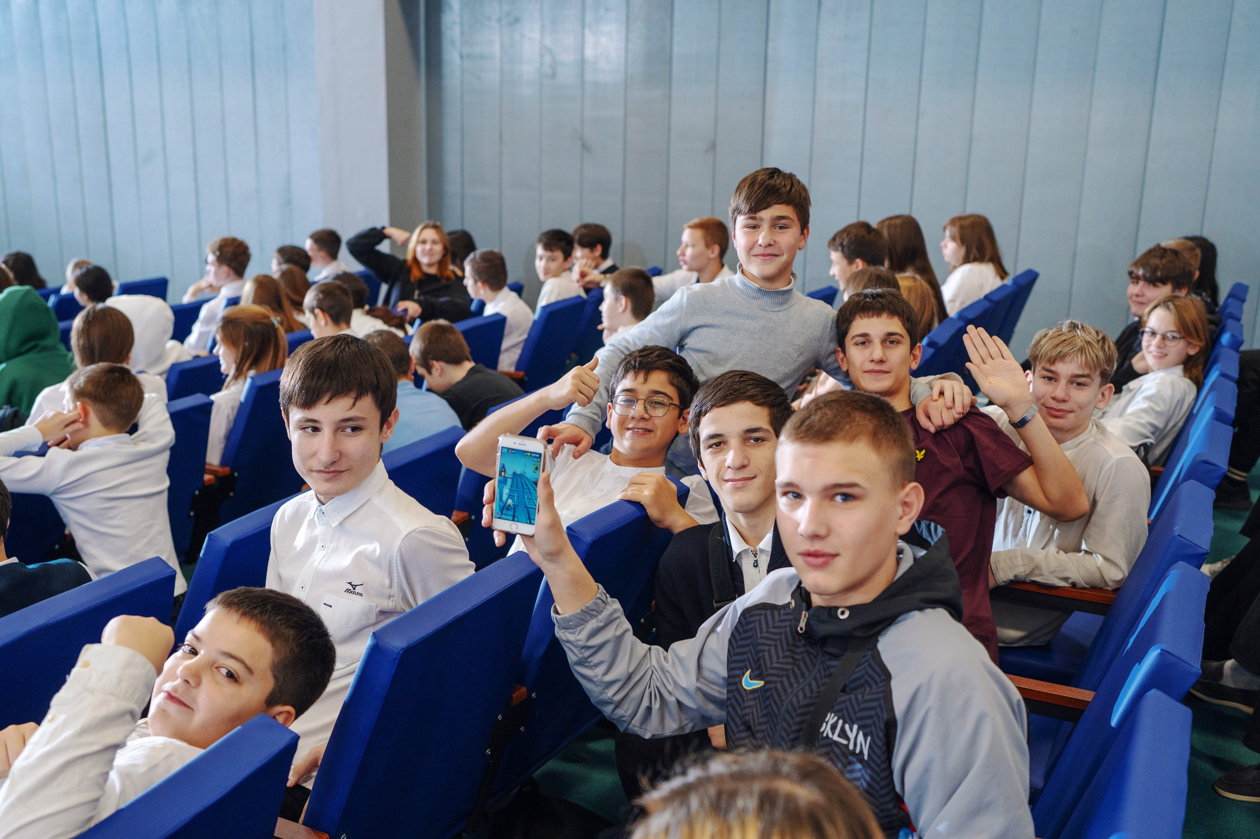 Лекция по киберспорту в школе № 2, п. Энем