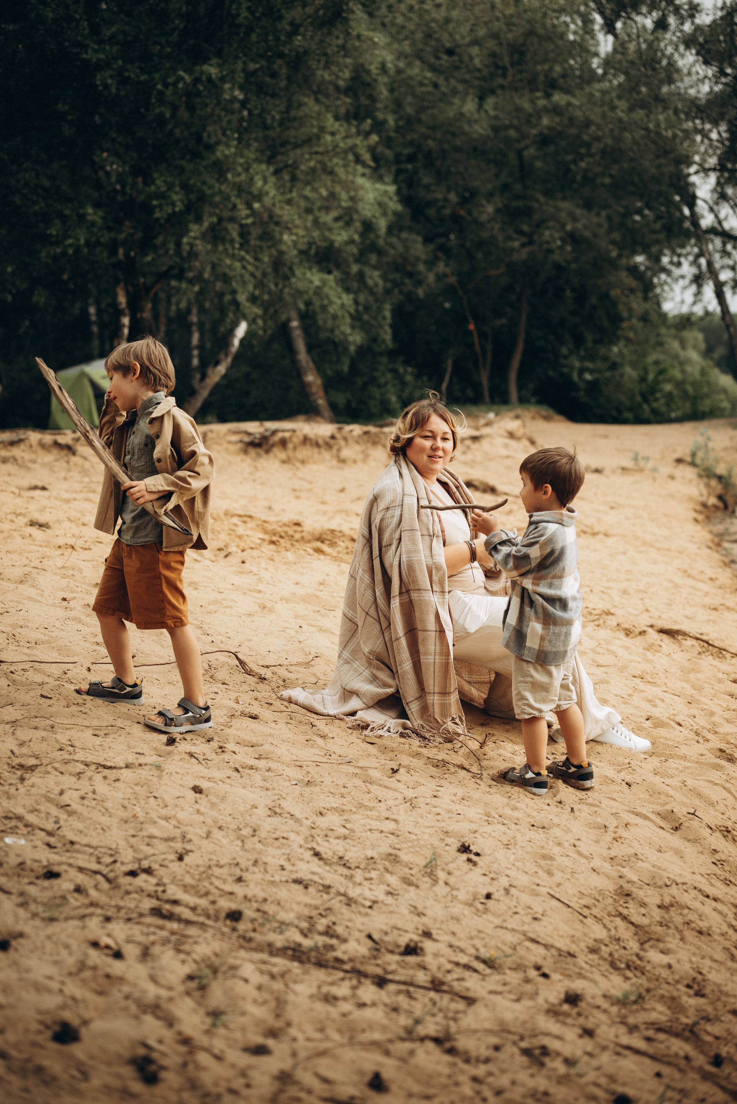 Летним вечером…. Семейный фотограф в Москве Дарья Пузикова