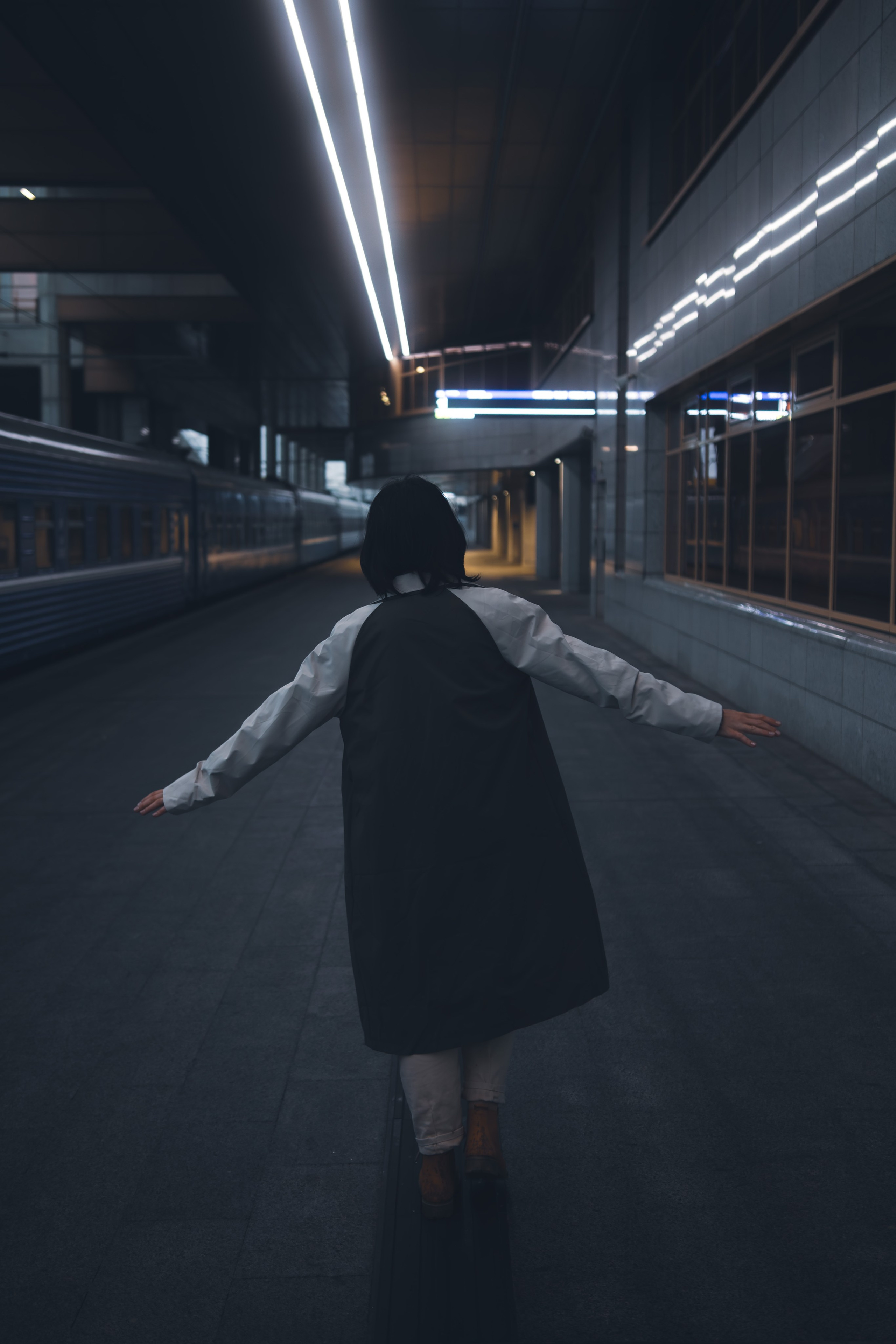 Фотосессия на вокзале