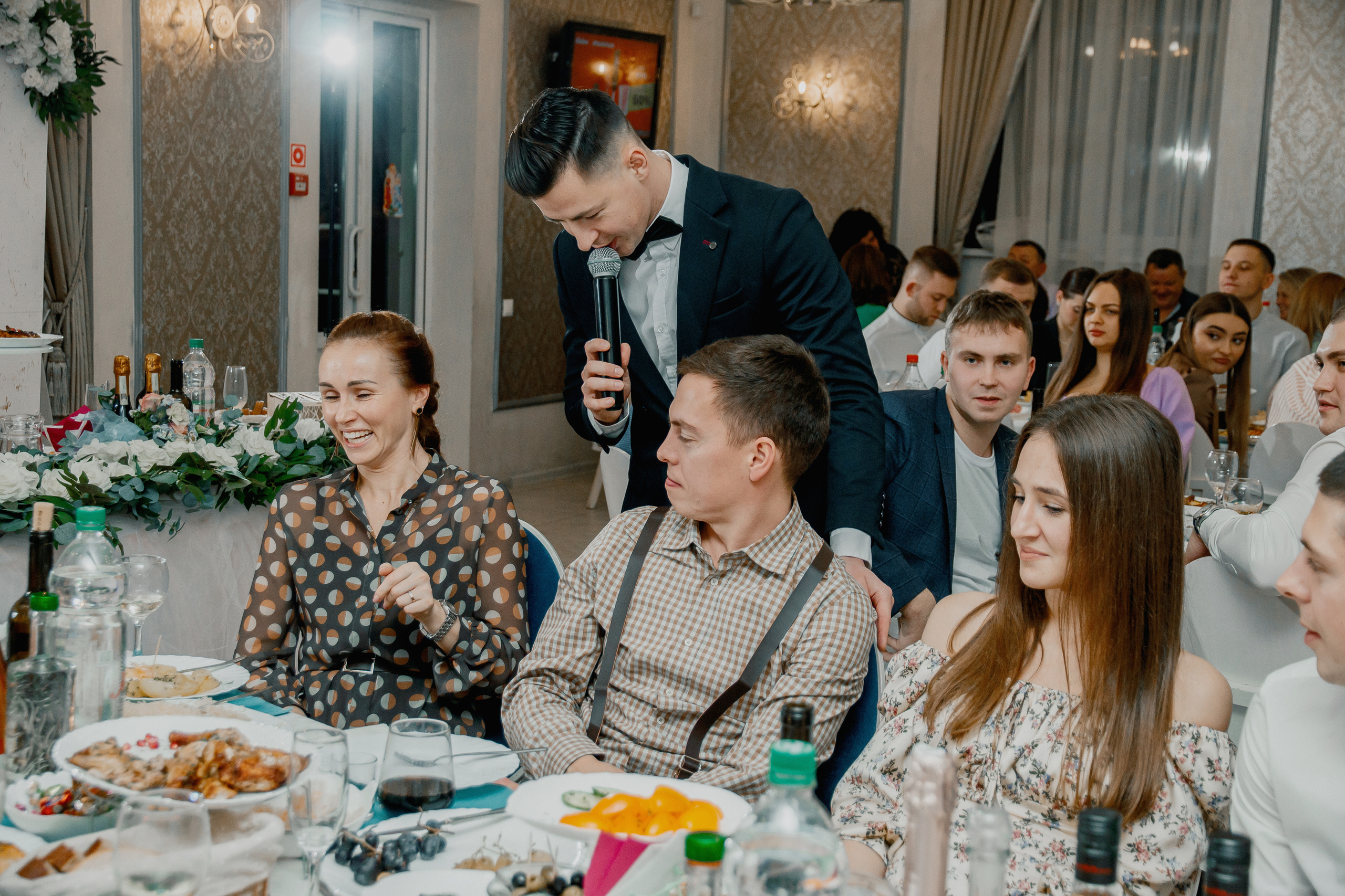 Банкет Анны и Кирилла. Свадебный и индивидуальный фотограф в Суворове Клюева Мария