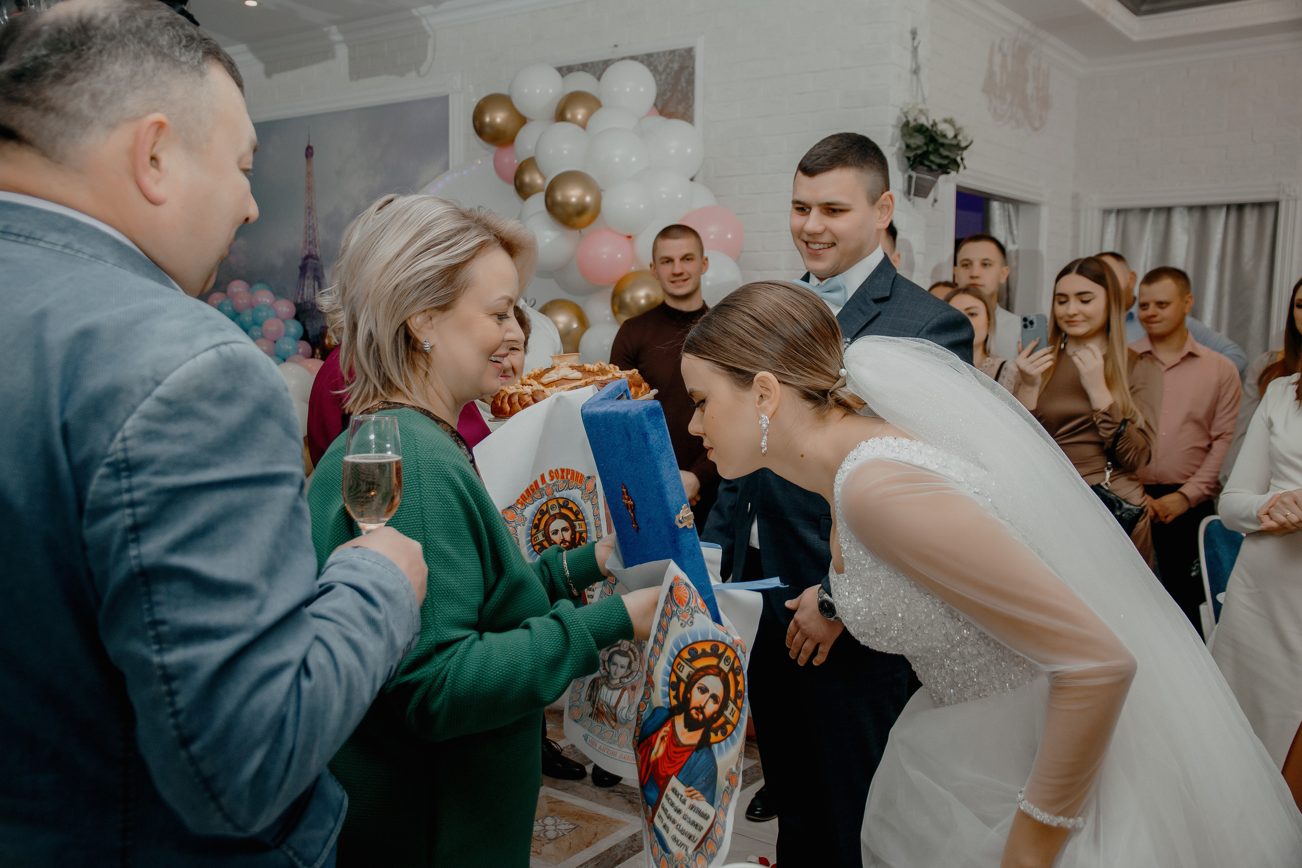 Банкет Анны и Кирилла. Свадебный и индивидуальный фотограф в Суворове Клюева Мария