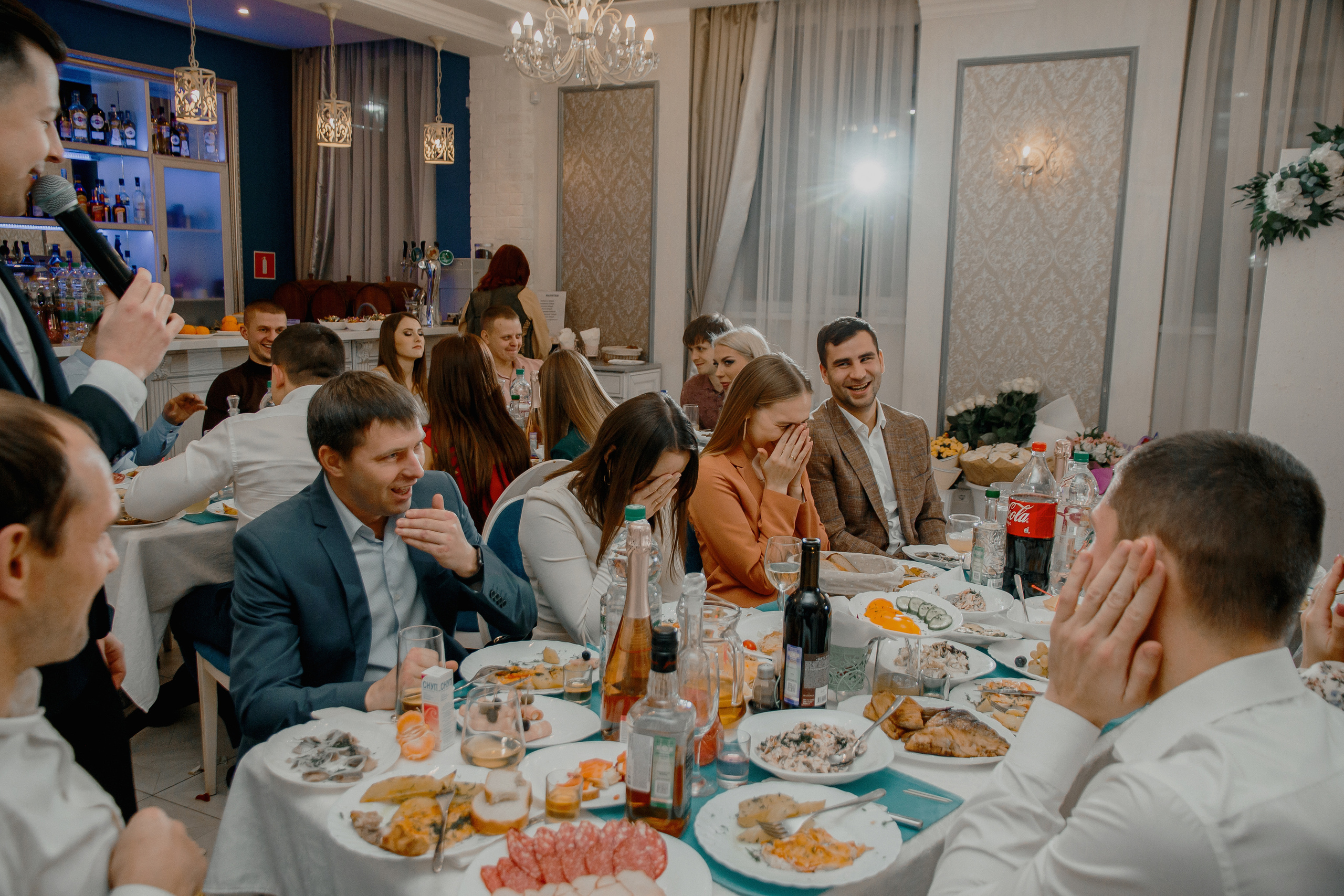 Банкет Анны и Кирилла. Свадебный и индивидуальный фотограф в Суворове Клюева Мария