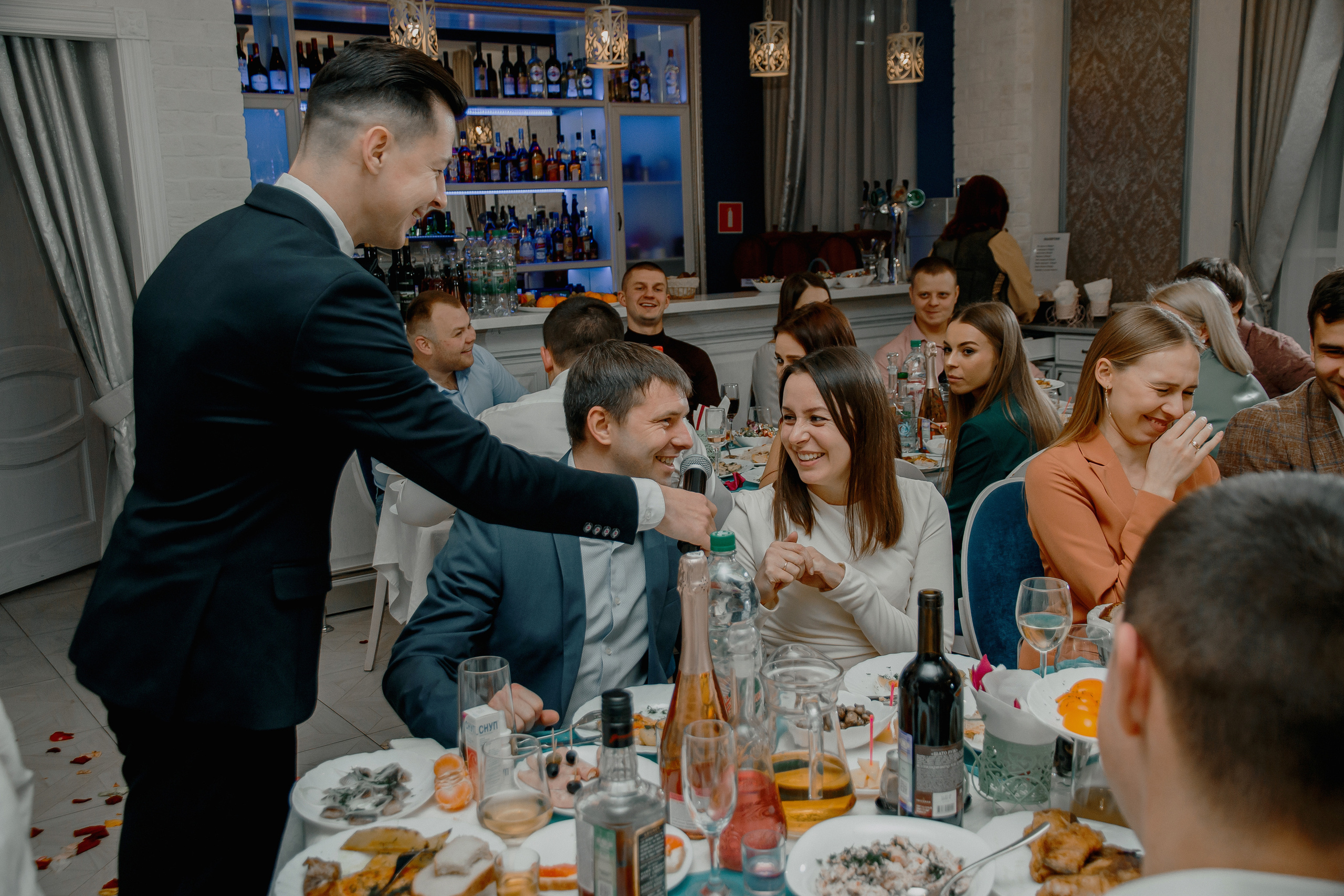 Банкет Анны и Кирилла. Свадебный и индивидуальный фотограф в Суворове Клюева Мария