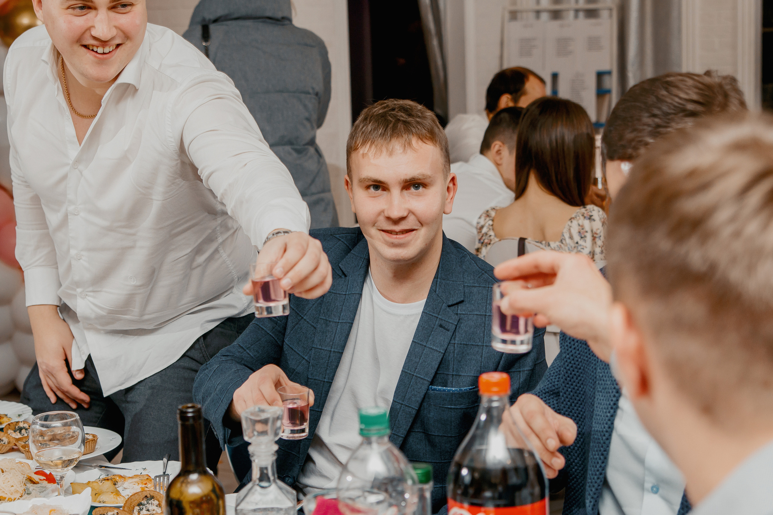 Банкет Анны и Кирилла. Свадебный и индивидуальный фотограф в Суворове Клюева Мария