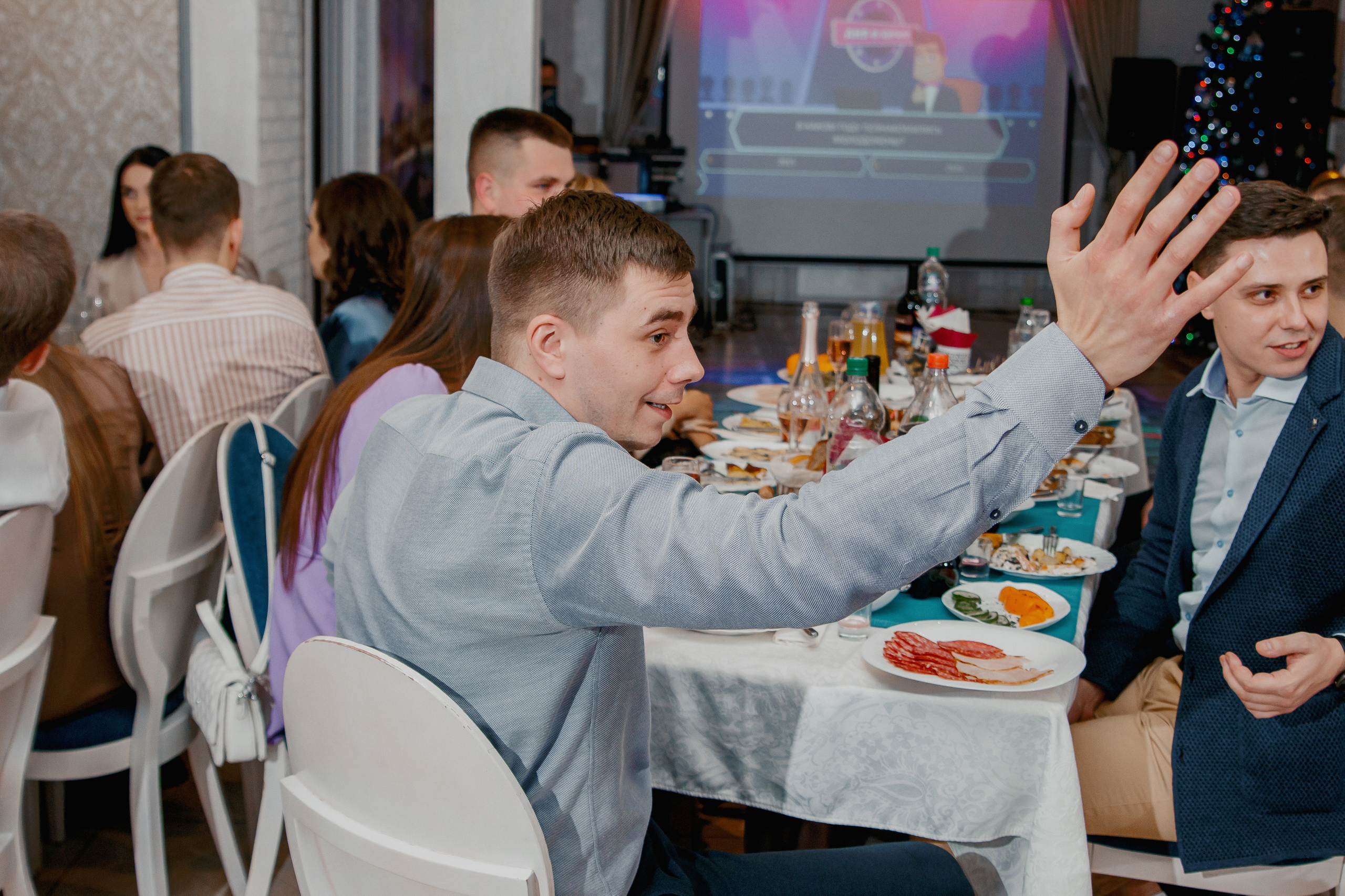 Банкет Анны и Кирилла. Свадебный и индивидуальный фотограф в Суворове Клюева Мария