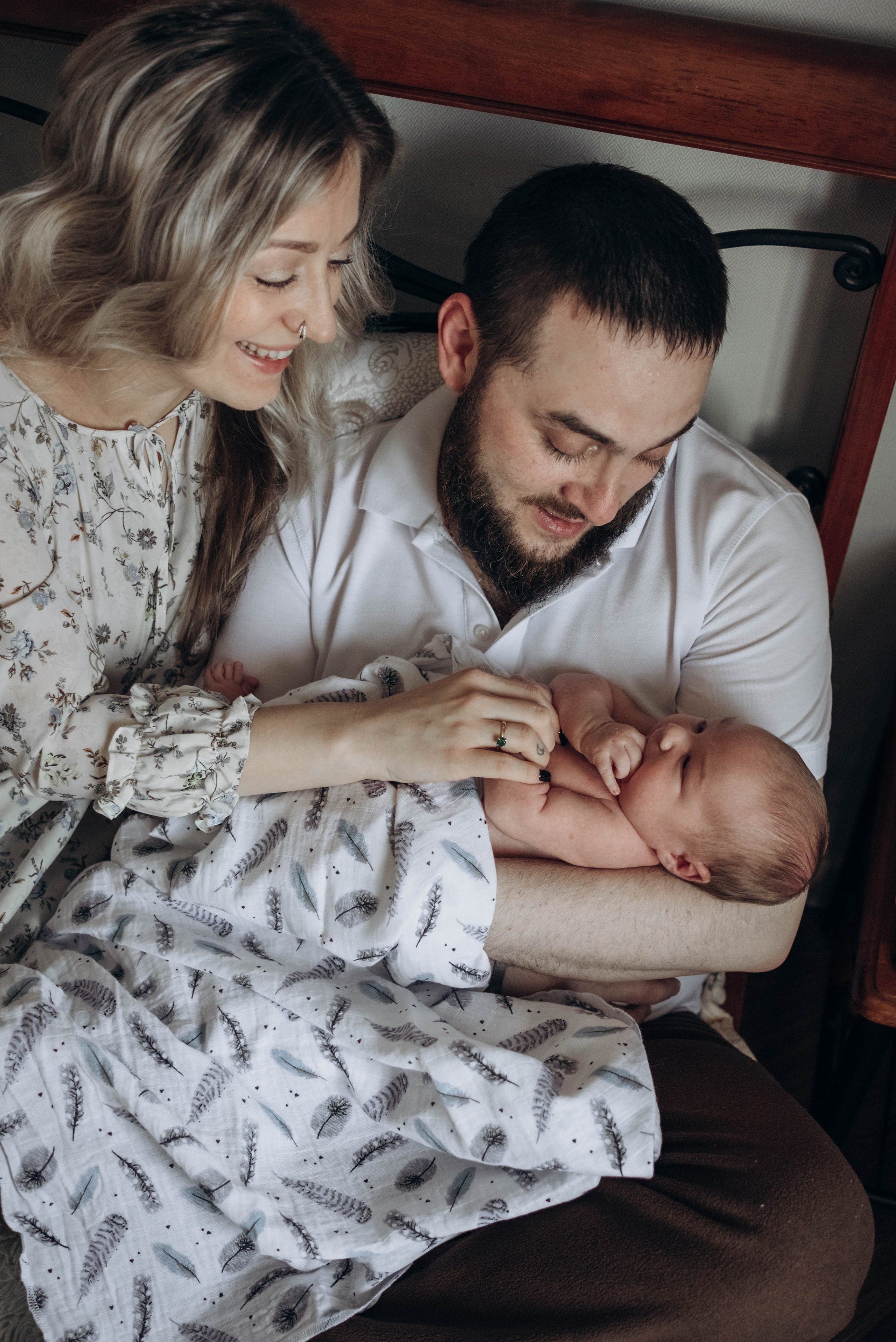 Большое маленькое чудо. Домашняя съемка новорожденного. Семейный фотограф в Железнодорожном Масаева Елена