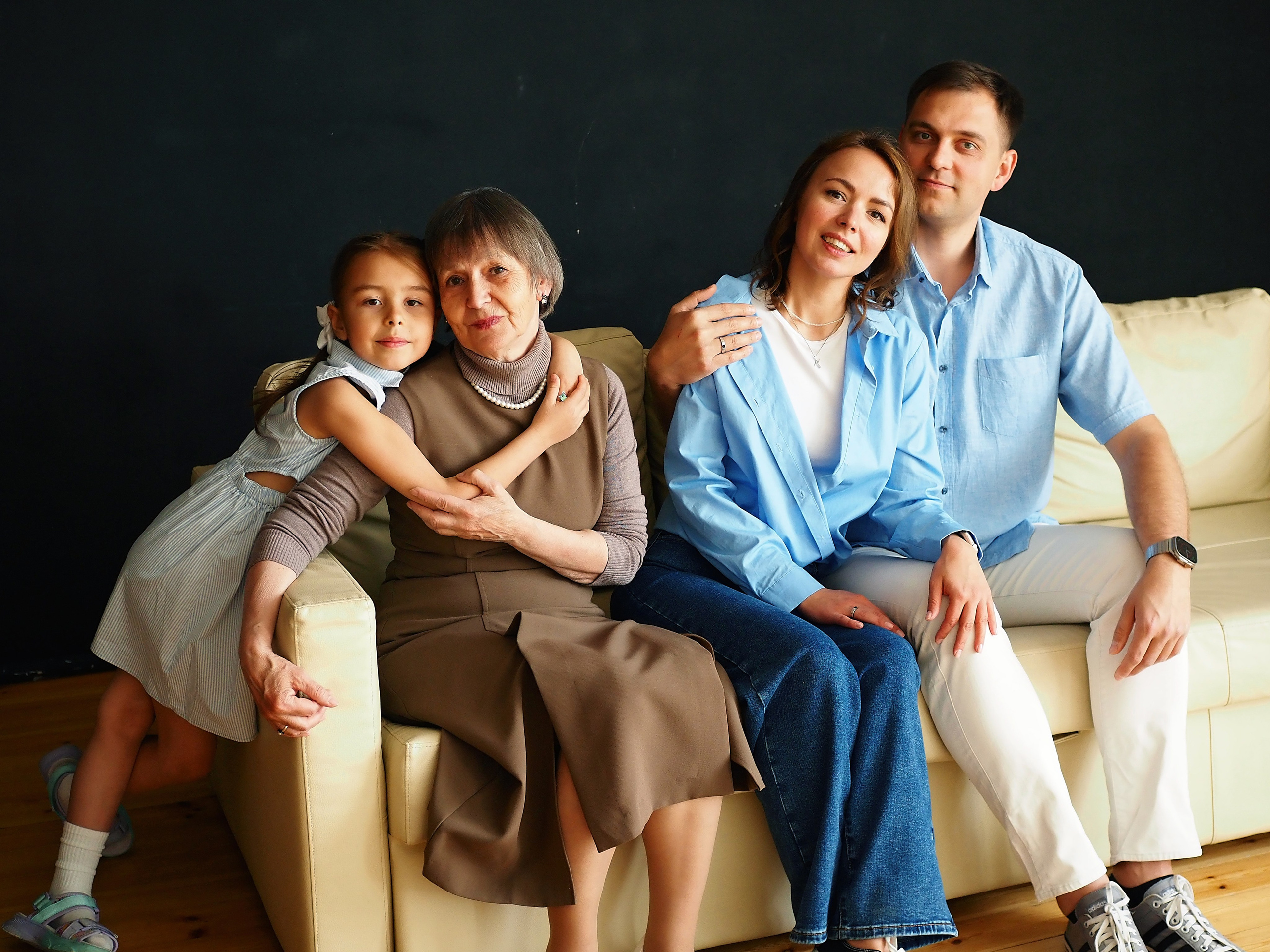 Семья 3 поколения. Семейный фотограф Ольга Барабанова