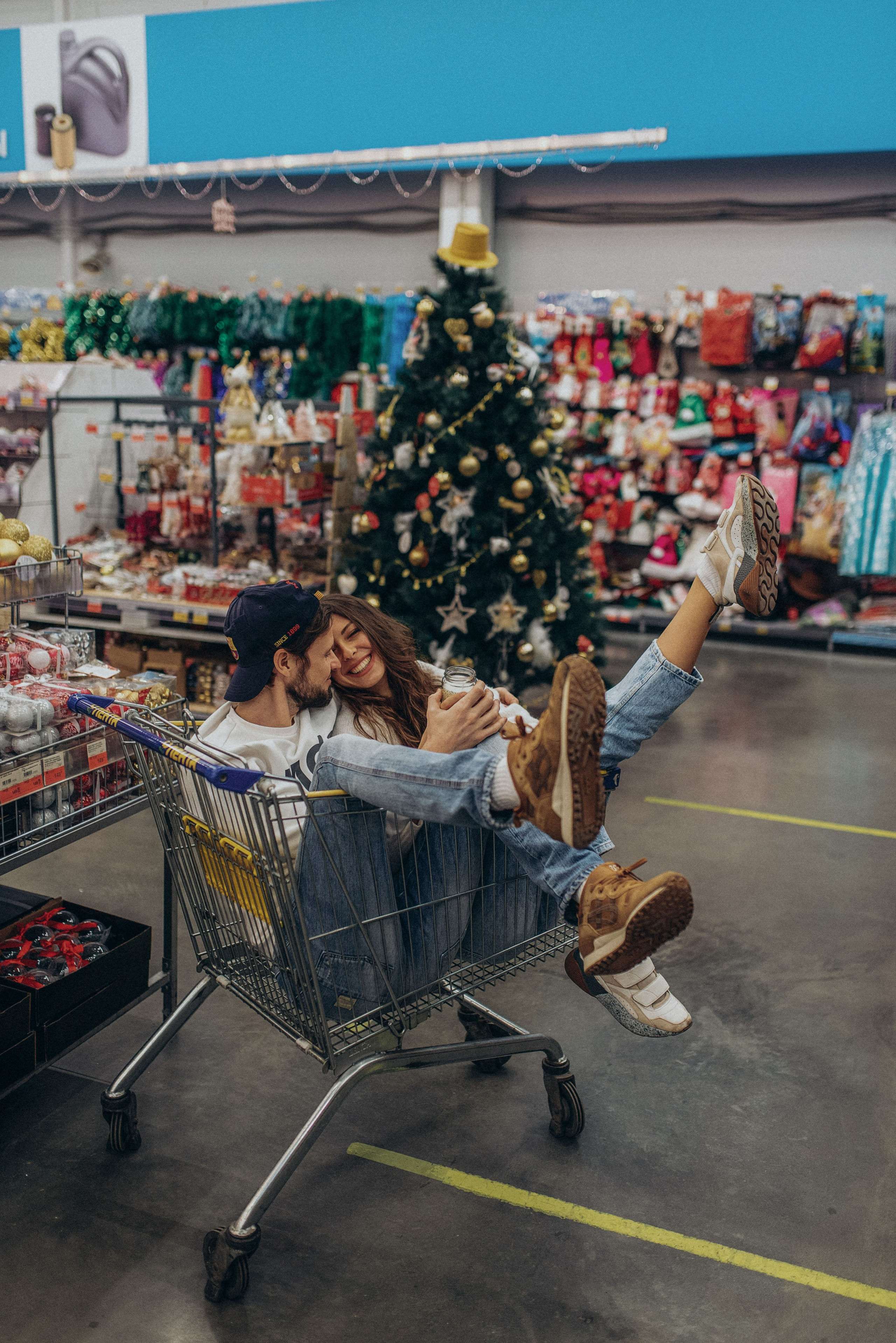 Lovestory в супермаркете. Семейный фотограф в Москве Екатерина Север