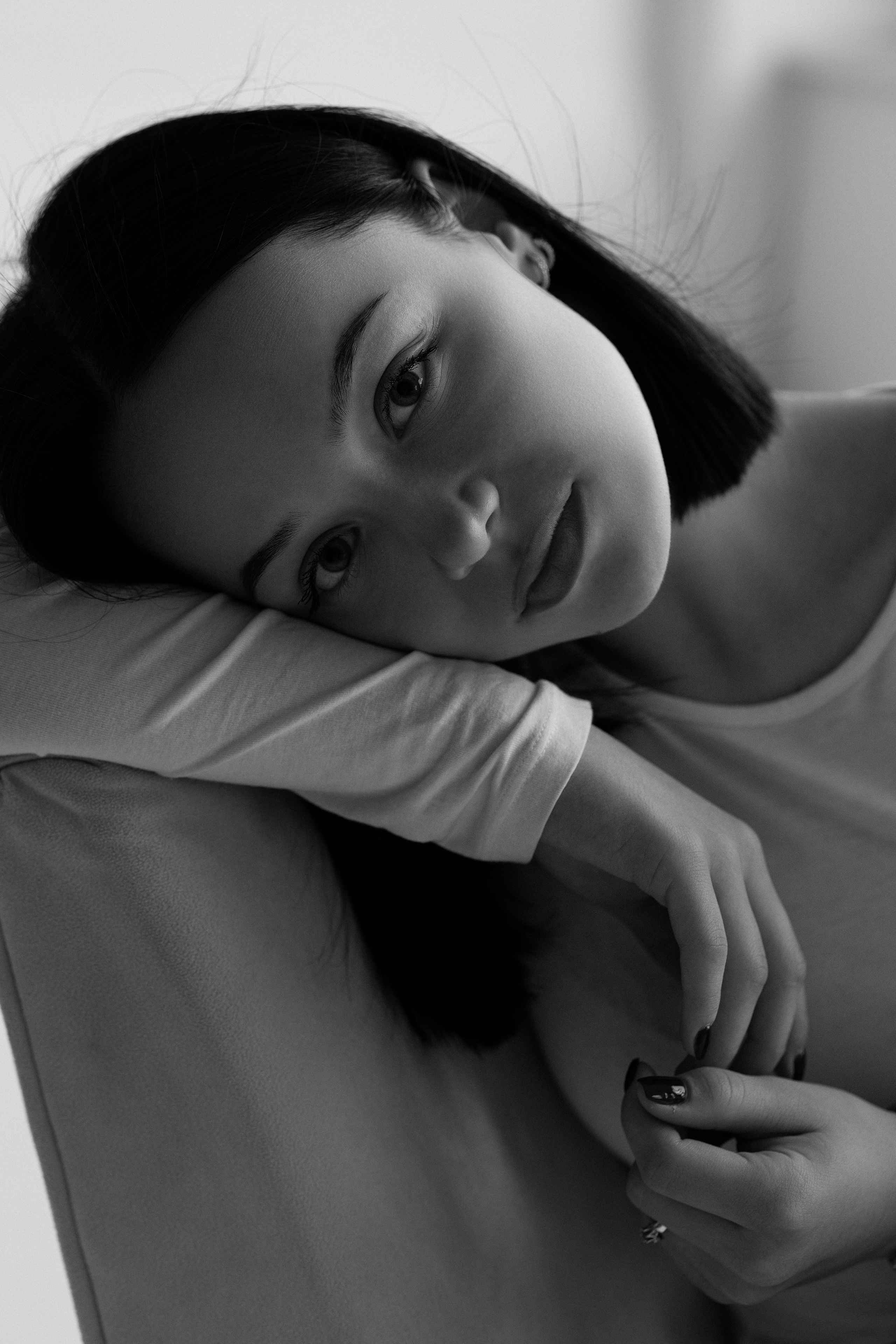 Женский портрет в студии. Фотограф Минск