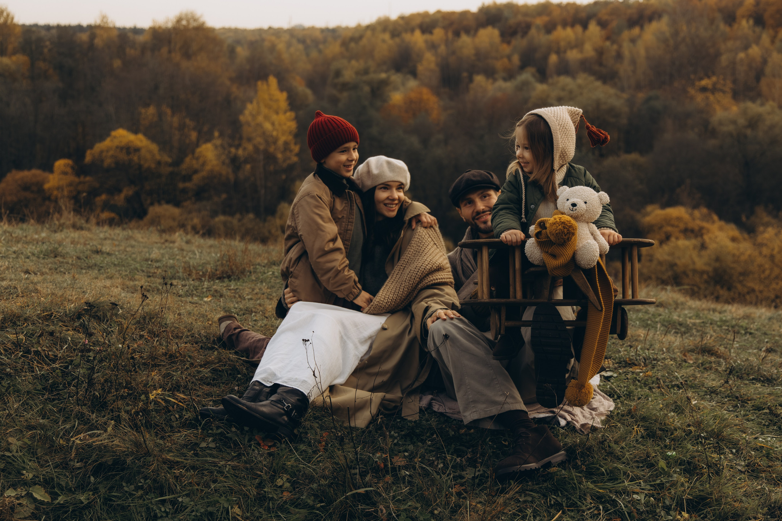 Теплая осенняя история. Семейный фотограф в Москве Лоншакова Кристина