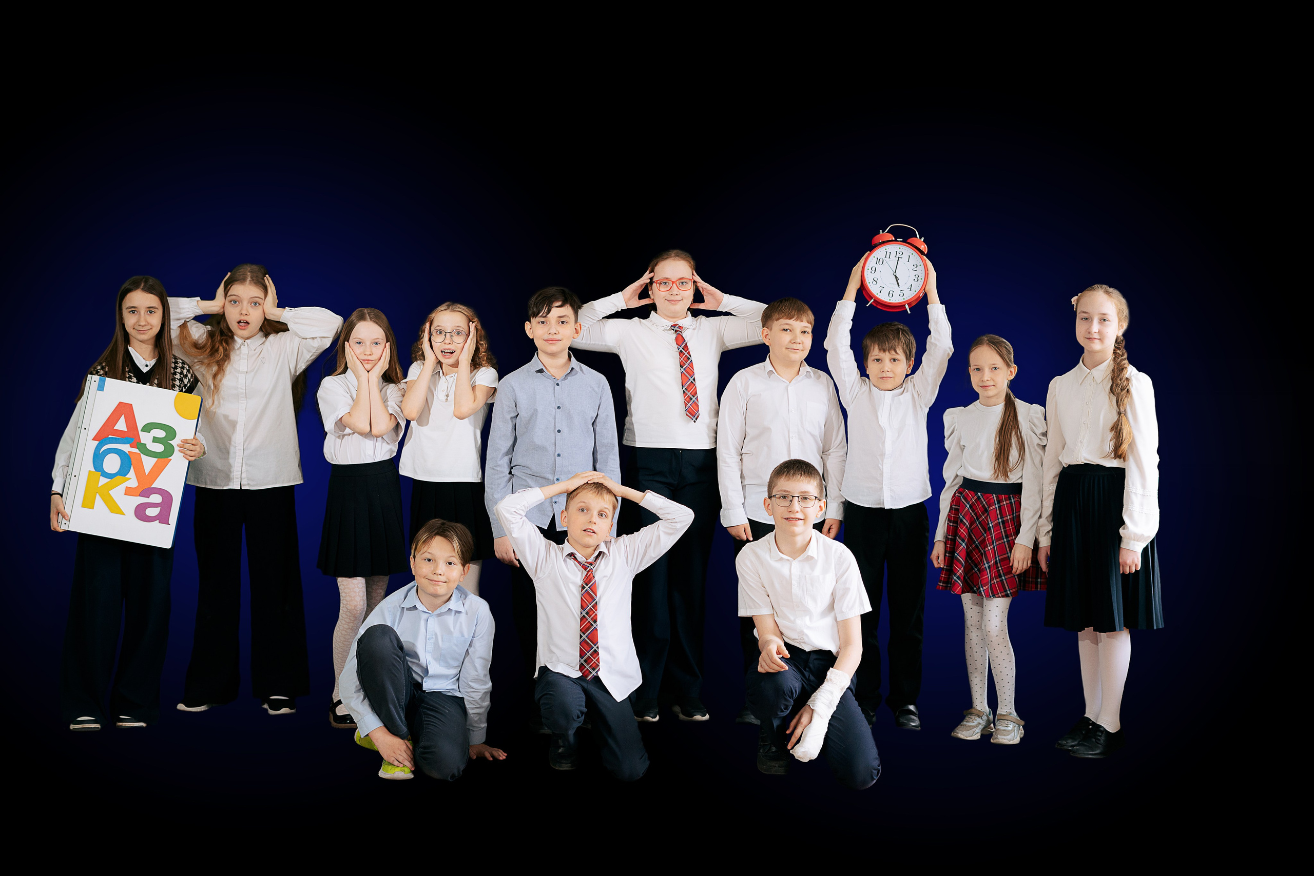 Групповые портреты. Школьный фотограф в Челябинске. Выпускные фотоальбомы