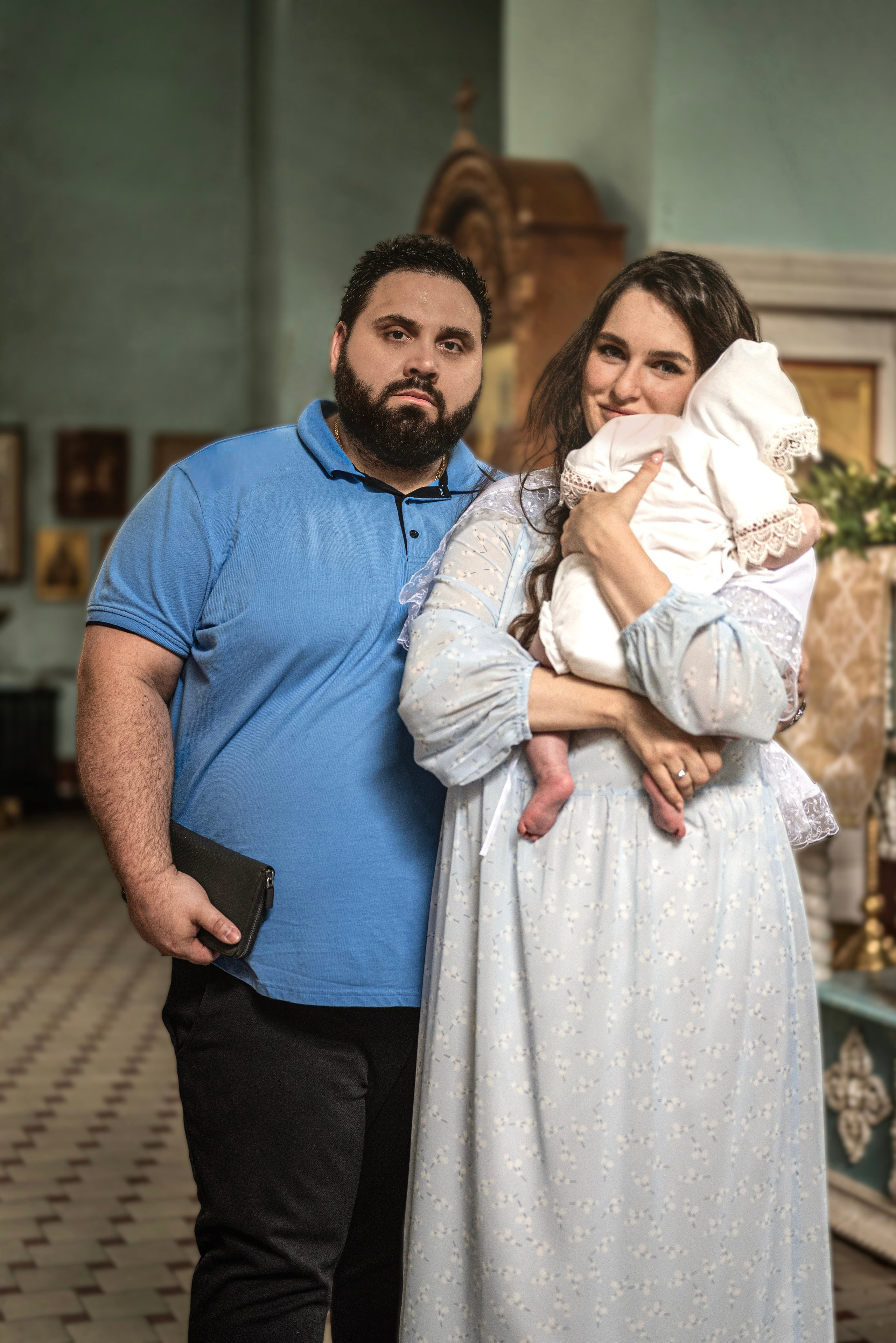 Крещение Анна. Семейный и детский фотограф Москва